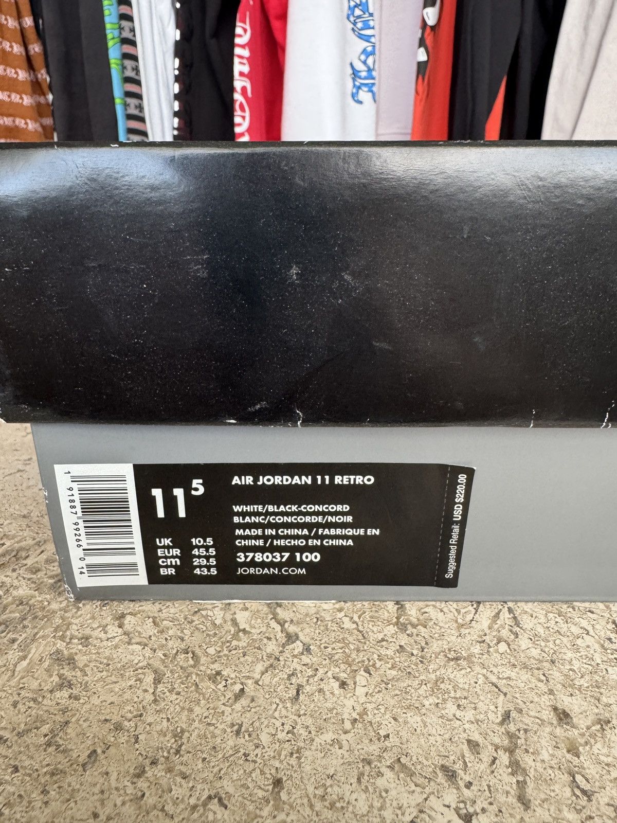 Jordan Brand Jordan 11 Retro Concord (2018) Size US 11 / EU 44 - 15 Thumbnail