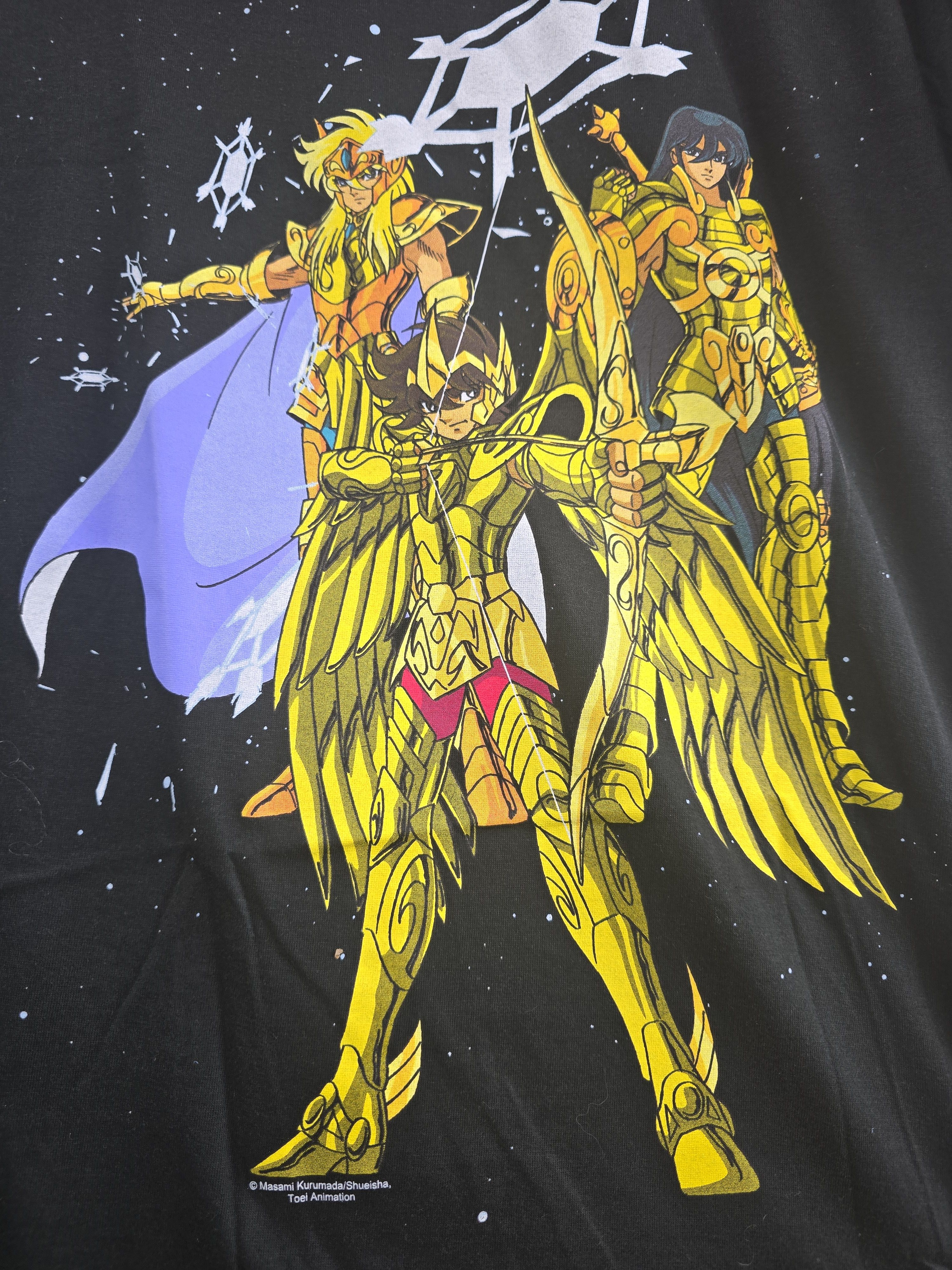 Anime × Vintage Early 2000s Saint Seiya Anime Tee M 20.5" 28" Size US M / EU 48-50 / 2 - 3 Thumbnail