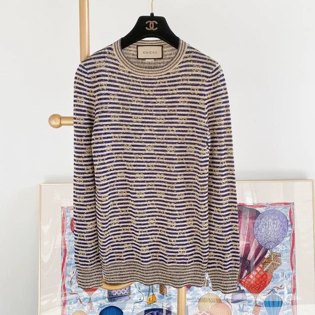 Gucci Gucci Double G striped knitwear Size US XXS / EU 40 - 1 Thumbnail