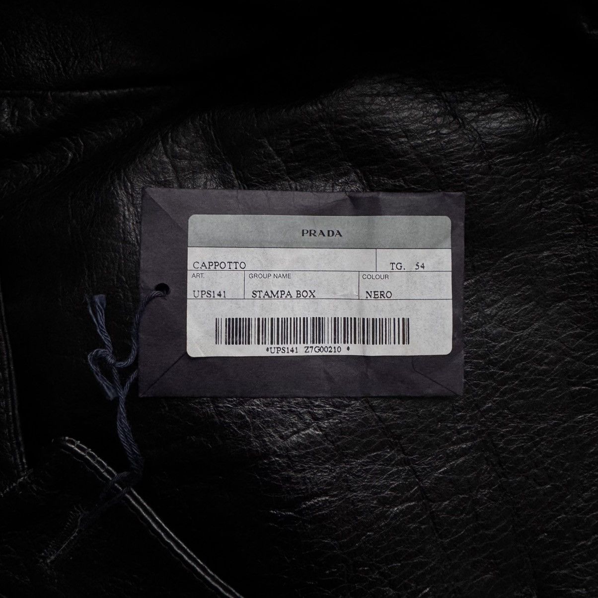 Prada Prada FW2003 Textured ”Crocodile” Embossed Leather Coat Size US L / EU 52-54 / 3 - 15 Thumbnail