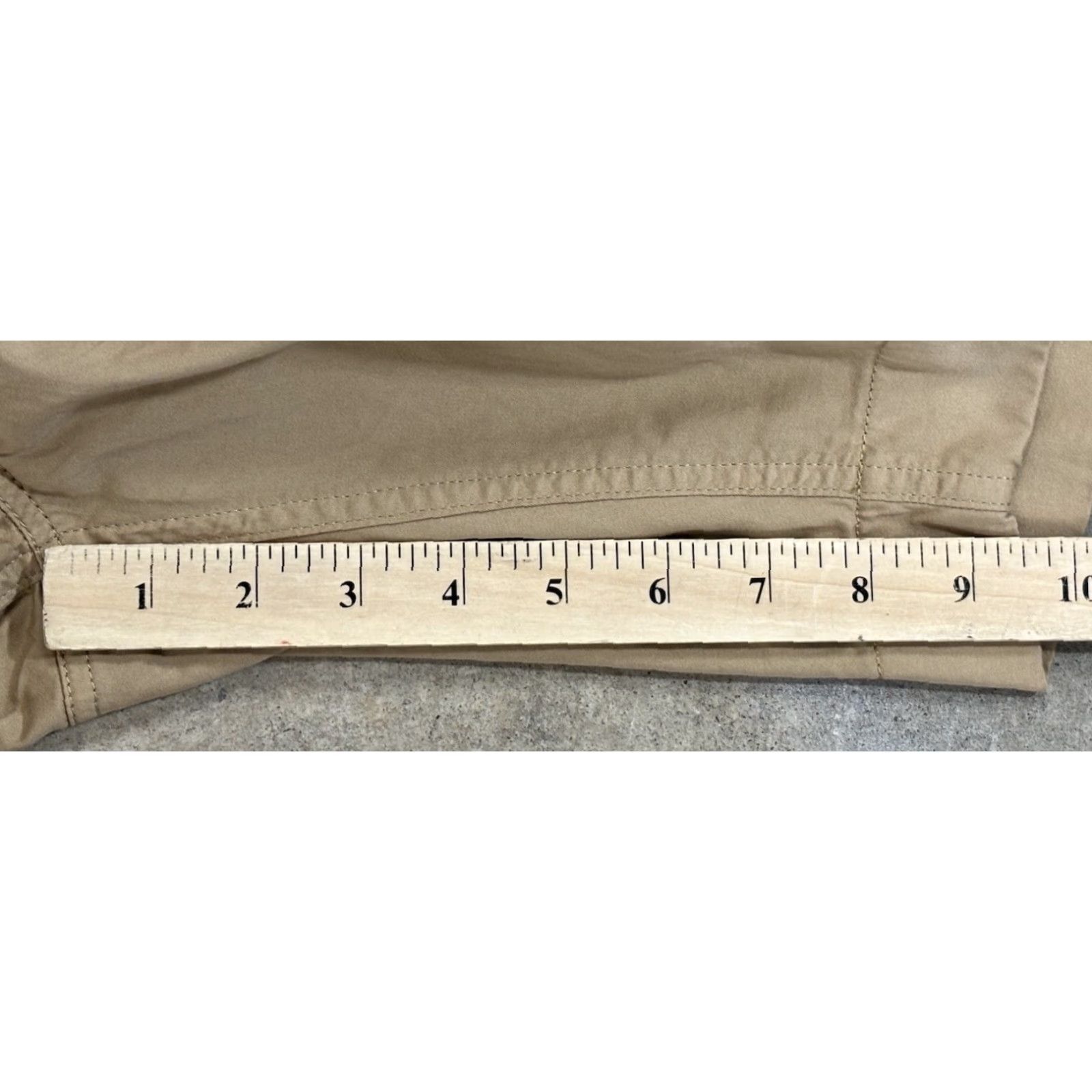 Cremieux Daniel Cremieux Chino Shorts Mens Big & Tall 48x9.5 Tan Cotton Flat Front 9.5" Inseam Waist 48 Vintage: No Size US 32 / EU 48 - 6 Thumbnail