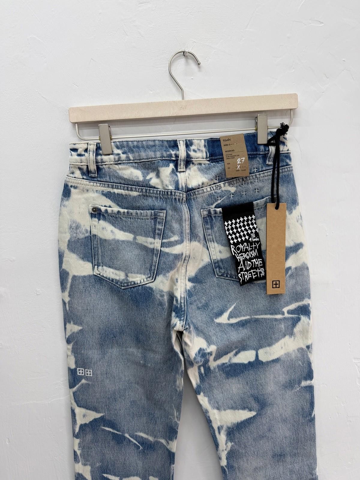 Ksubi new ksubi womens denim jeans nine o motley blue 27 9 Size 27" / US 4 / IT 40 - 6 Thumbnail