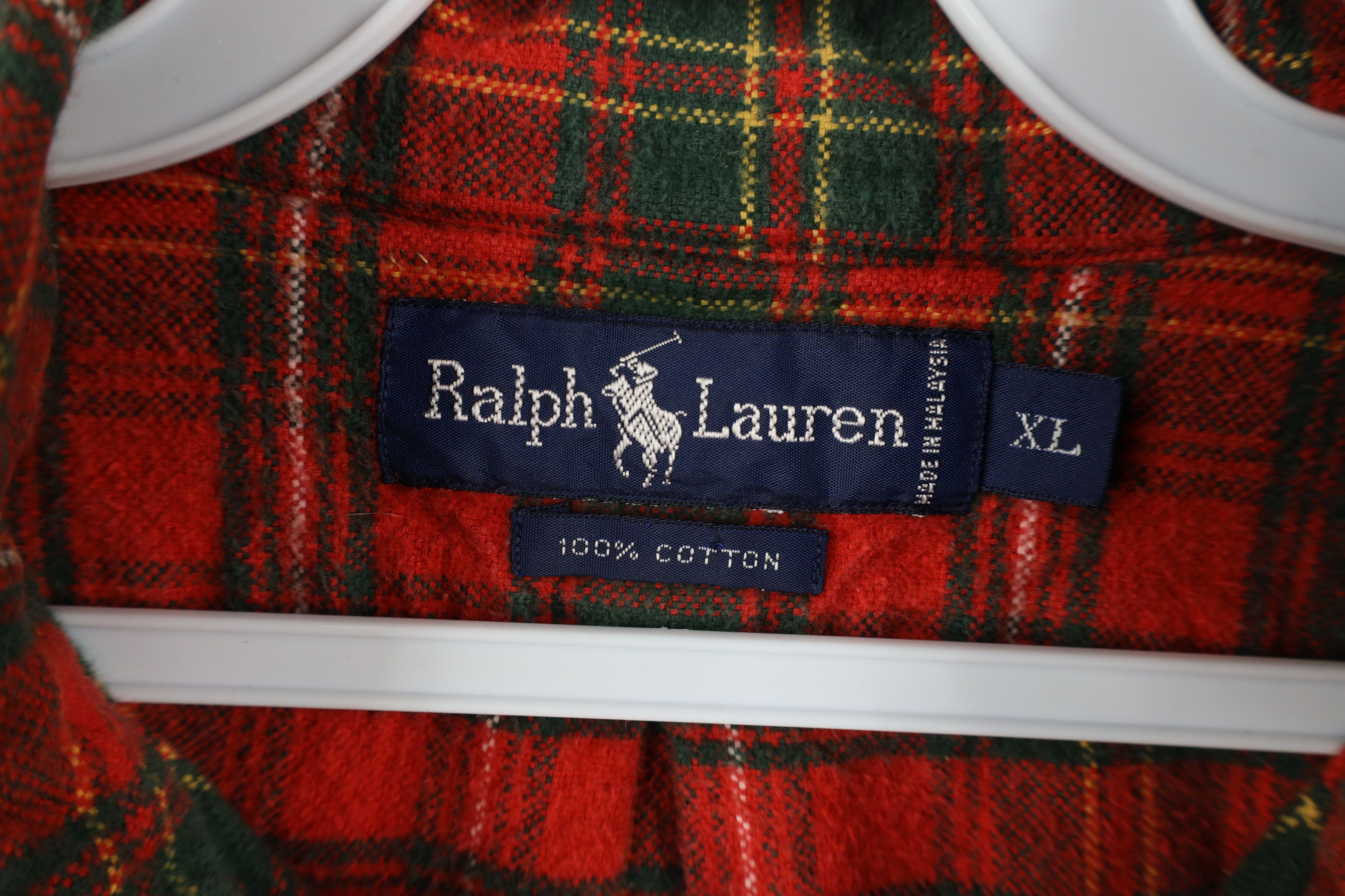 Ralph Lauren × Vintage Vintage 90s Ralph Lauren Heavyweight Button Down Shirt Size US XL / EU 56 / 4 - 7 Thumbnail