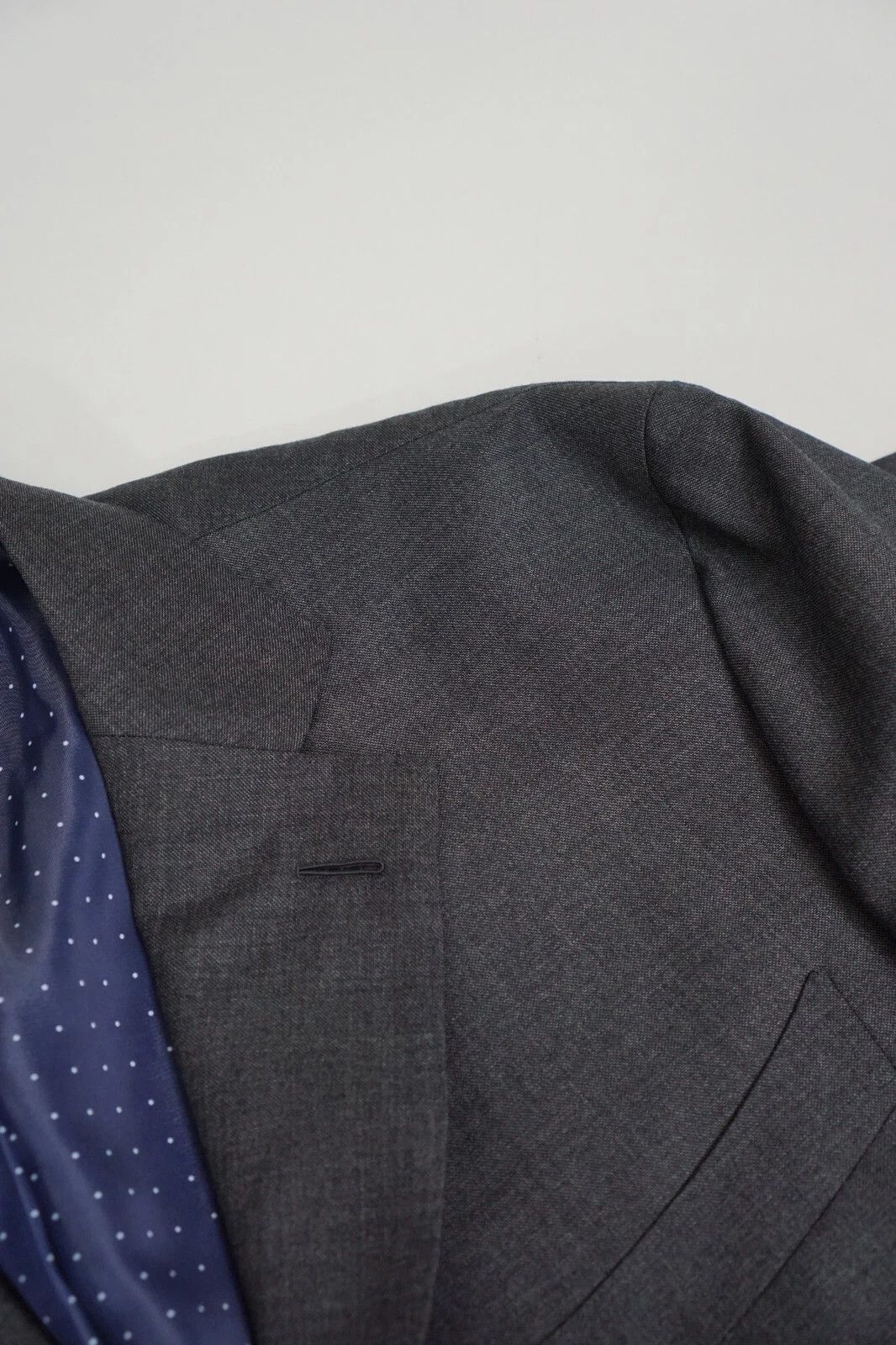 Suitsupply Men Suitsupply Blazer La Spalla Grey Vitale Barberis US50S Size 50S - 4 Thumbnail