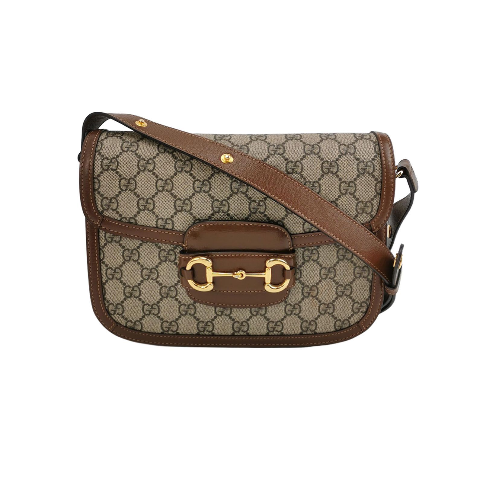 Gucci Gucci 1955 Horsebit GG Supreme Shoulder Bag Size ONE SIZE - 1 Thumbnail