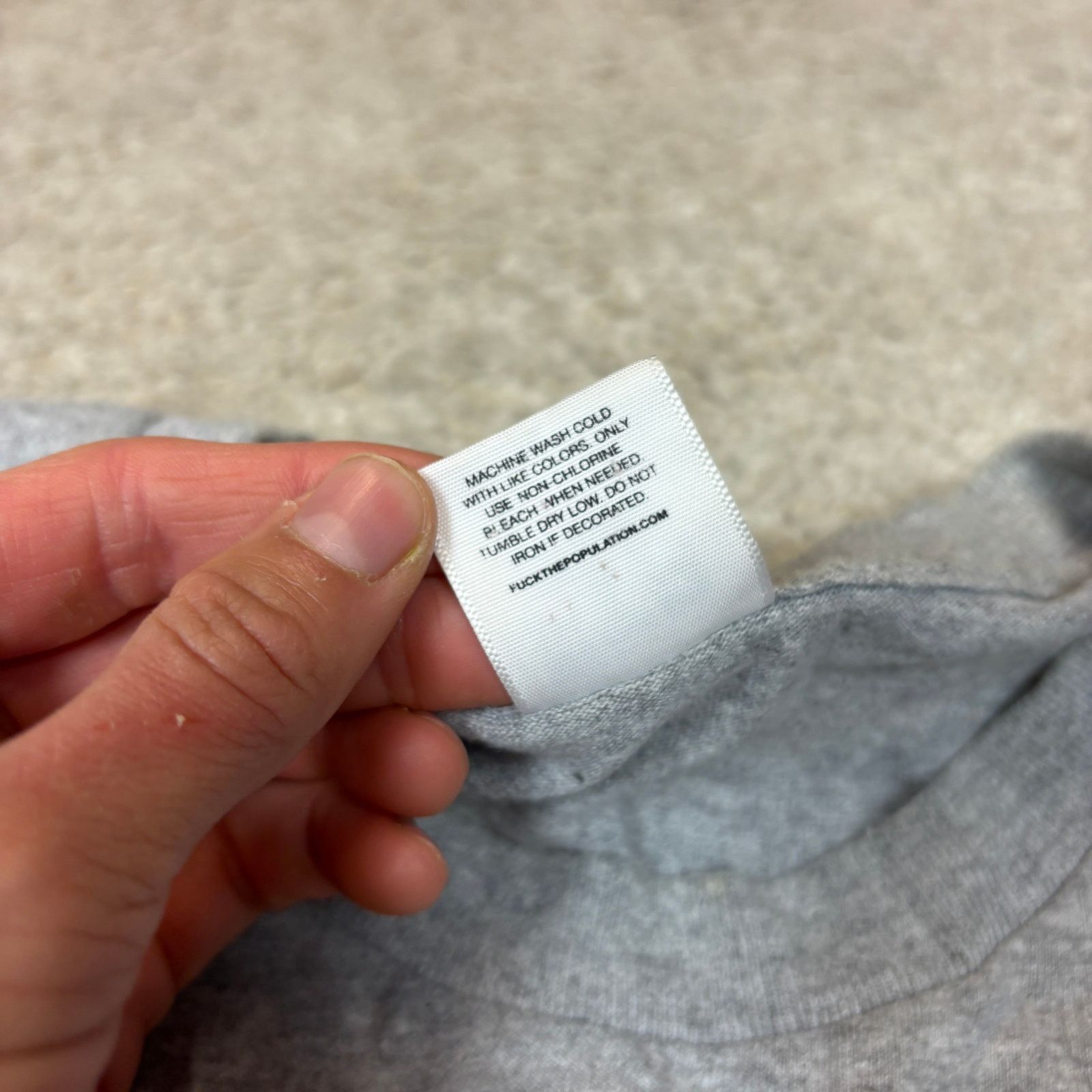 Fuck The Population FTP Get Fucked T Shirt Men's Large Streetwear Size US L / EU 52-54 / 3 - 7 Thumbnail