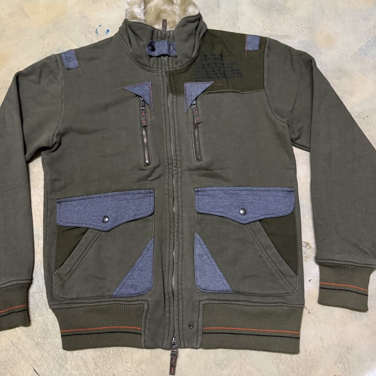 Avirex Avirex Multi pockets Zipper Jacket Size US L / EU 52-54 / 3 - 3 Thumbnail