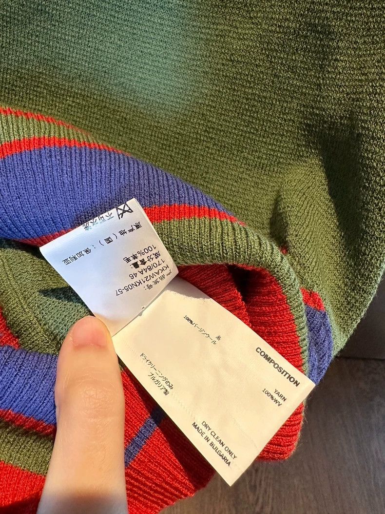 Kiko Kostadinov kiko kostadinovGreen multi-color knitted pullover vest 2503 Size US S / EU 44-46 / 1 - 4 Thumbnail