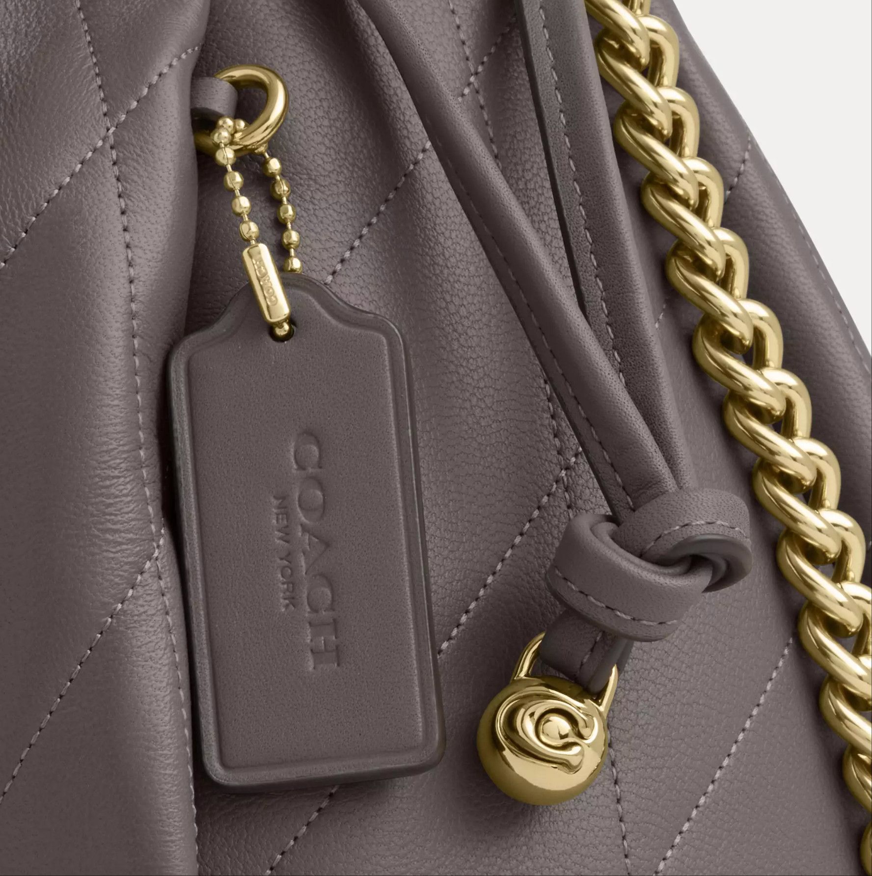 Coach Faye Large Shoulder Bag With Quilting CCZ58 Size ONE SIZE - 7 Thumbnail