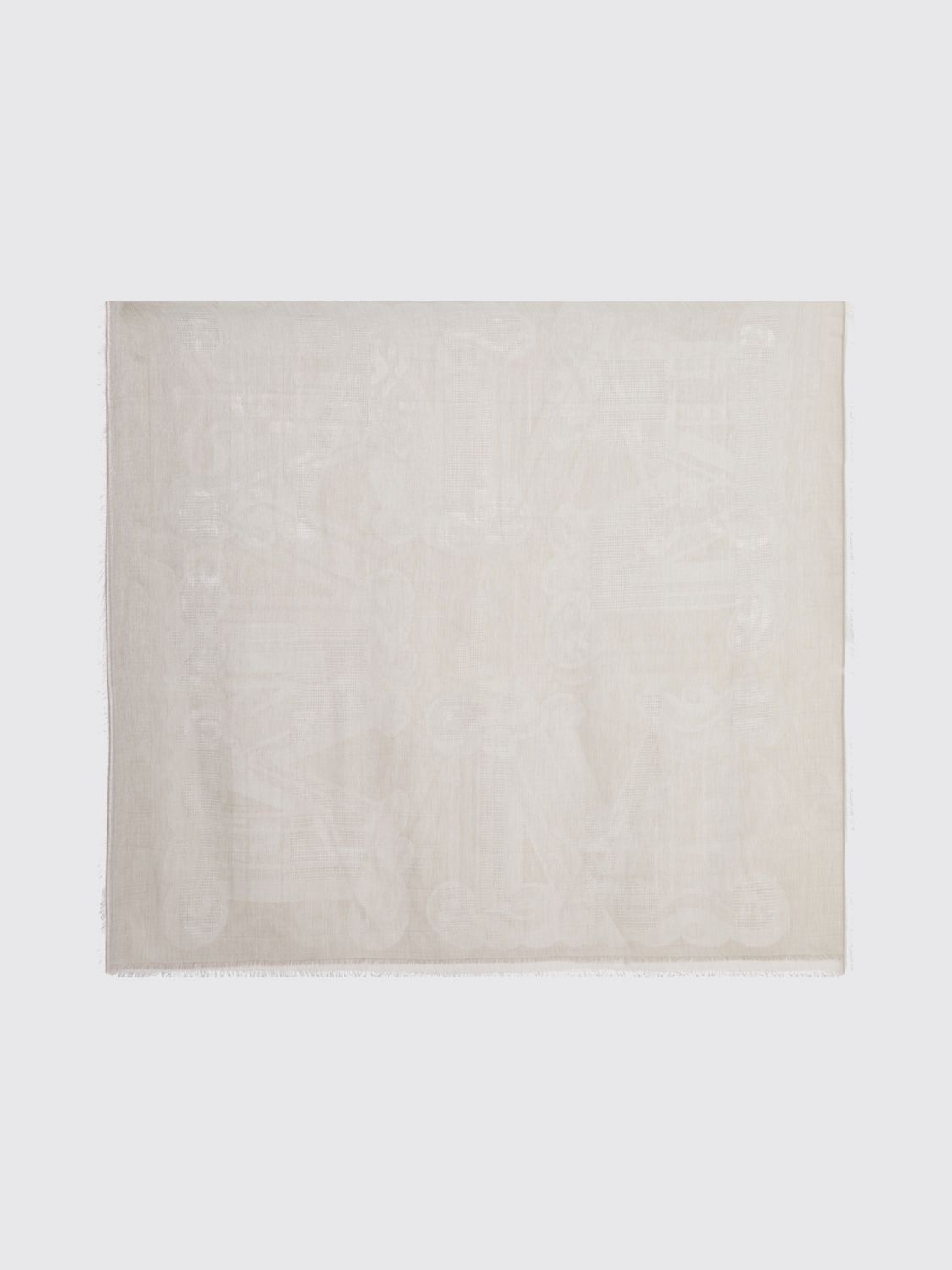 Max Mara Max Mara Neck Scarf Woman White Size ONE SIZE - 1 Thumbnail