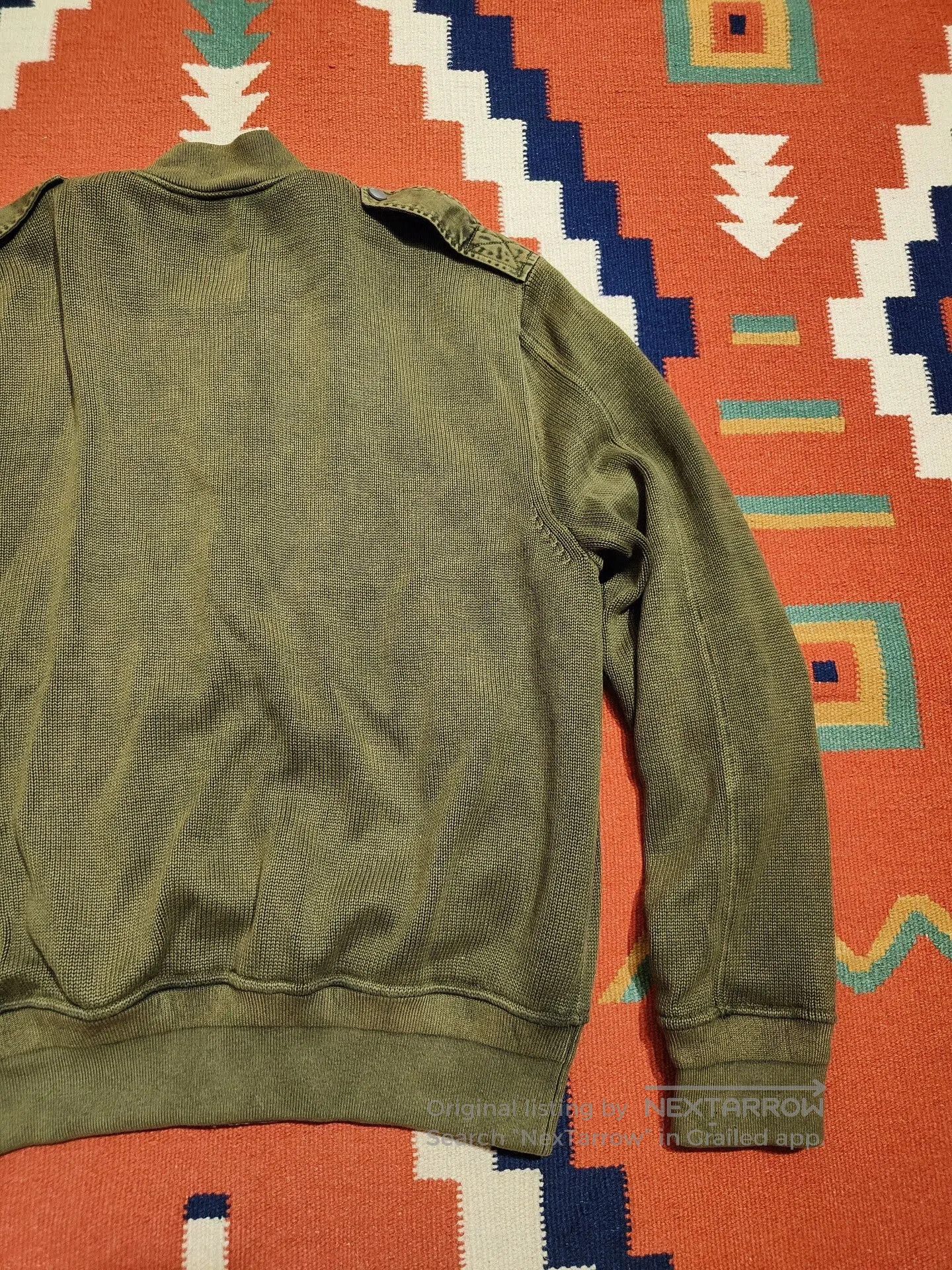 RRL Ralph Lauren Ralph Lauren Knitted Flight Jacket. Size US L / EU 52-54 / 3 - 9 Thumbnail