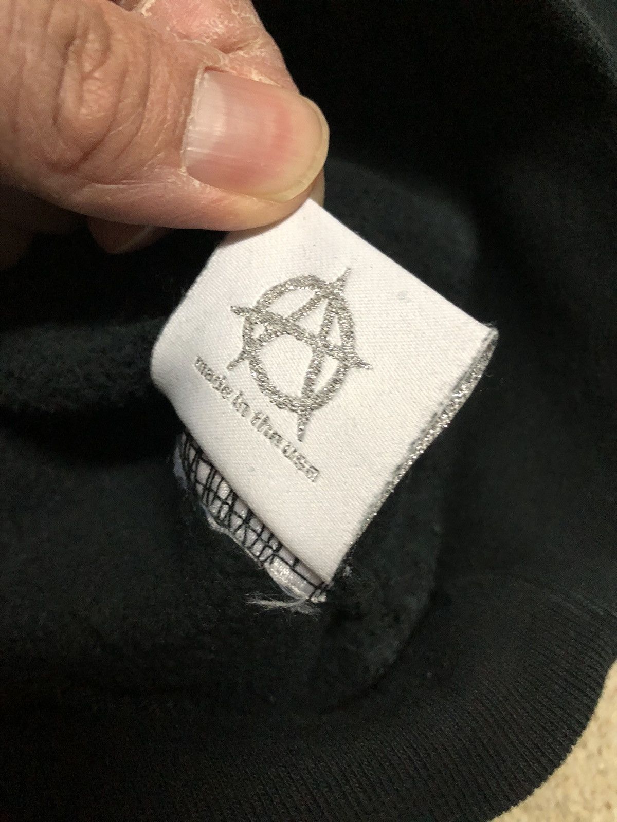 999 Club × Revenge Revenge medium embroidered hoodie - black xxx Size US M / EU 48-50 / 2 - 4 Thumbnail