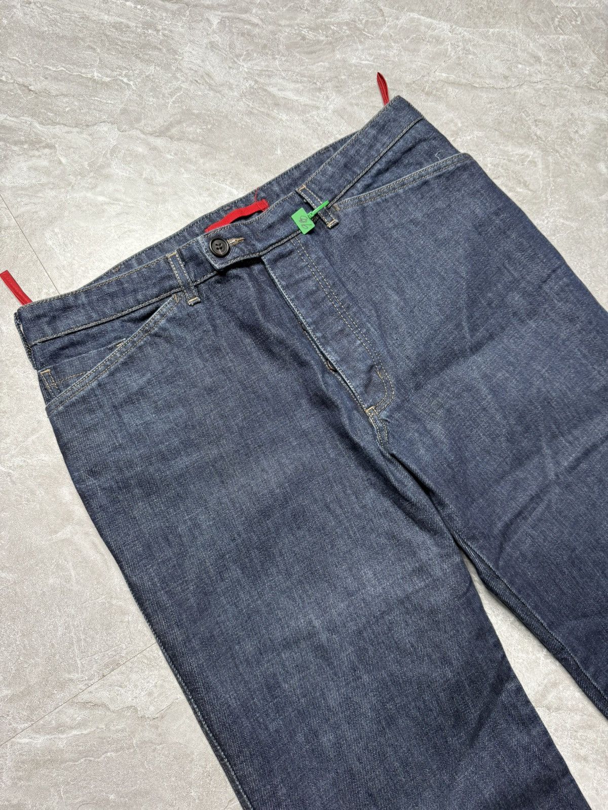 Prada Archival Prada Indigo Boot Cut Jeans Size US 34 / EU 50 - 3 Thumbnail