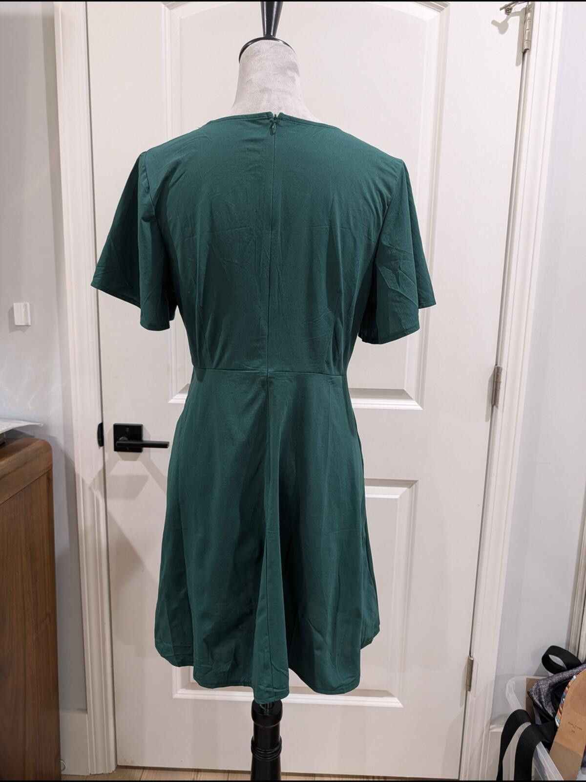 Other Emerald Tie-Front A-Line Dress Size M / US 6-8 / IT 42-44 - 4 Thumbnail