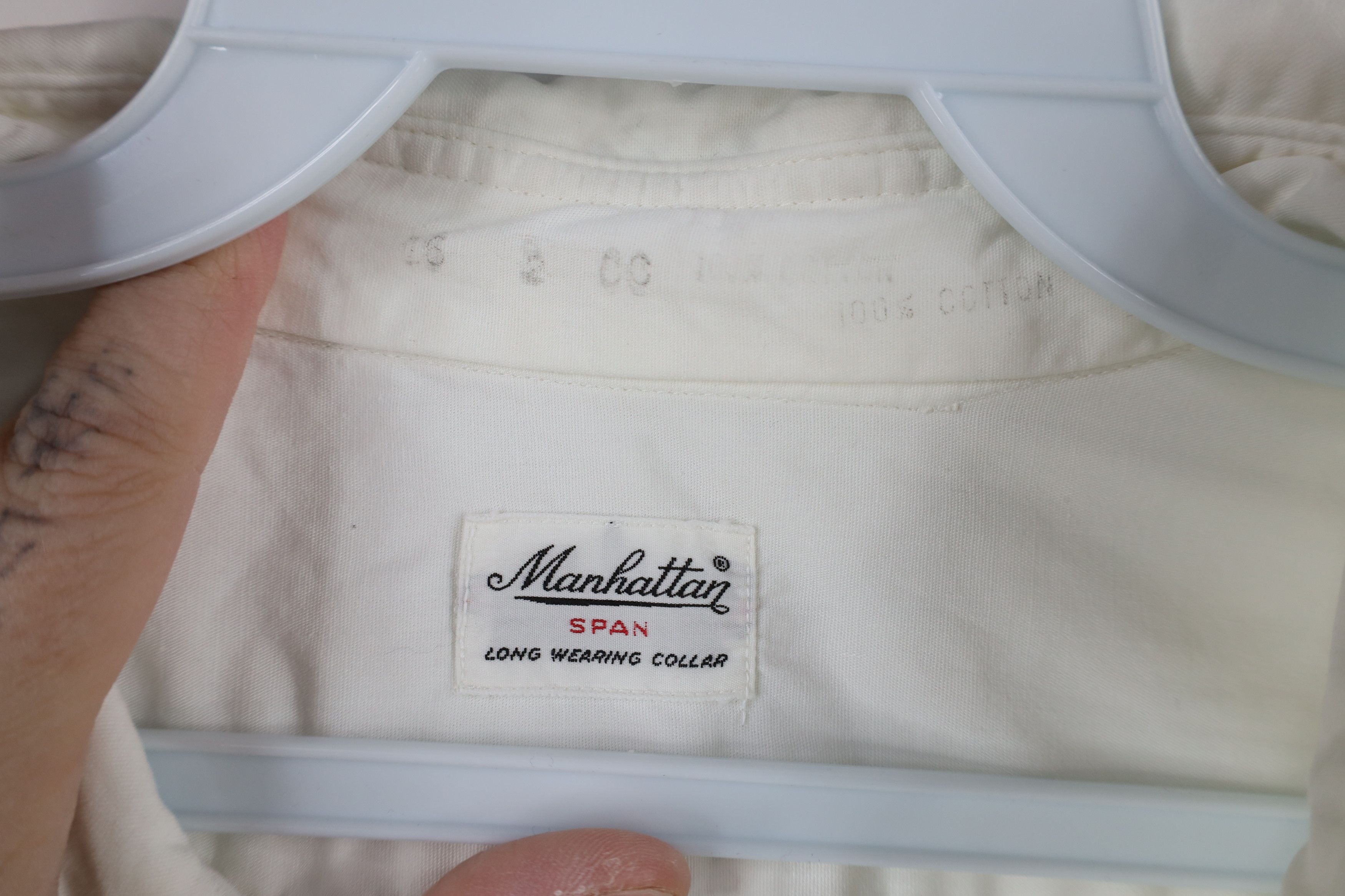 Vintage Vintage 50s 60s Streetwear Collared Button Shirt White USA Size US M / EU 48-50 / 2 - 10 Thumbnail