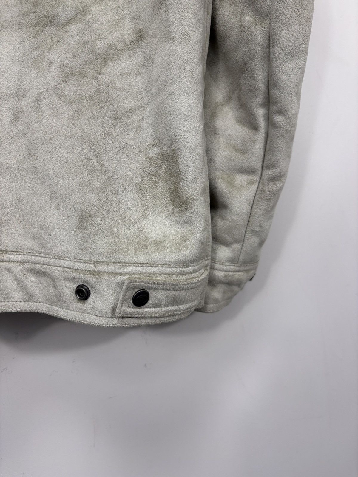 Quiksilver Vintage Quiksilver Men’s Pale Green Sheepskin Jacket Coat Size US L / EU 52-54 / 3 - 21 Thumbnail
