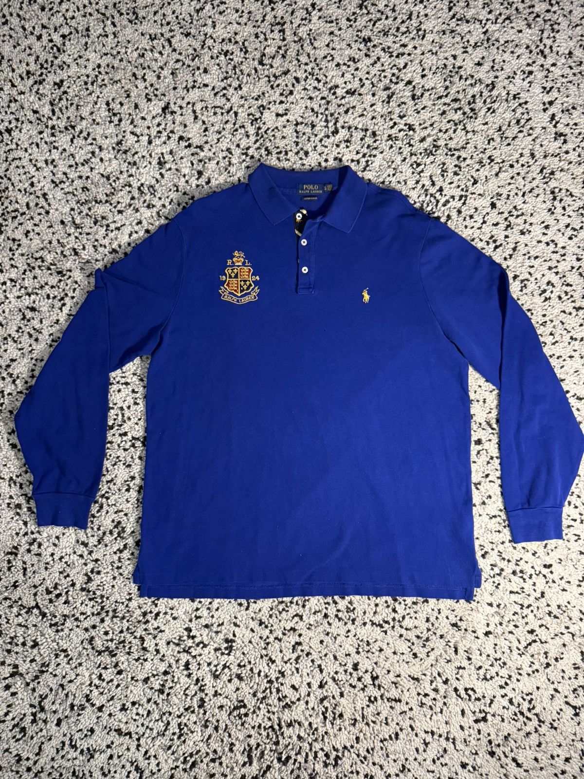 Polo Ralph Lauren Vintage Polo Ralph Lauren Rugby Shirt Size US XL / EU 56 / 4 - 1 Thumbnail