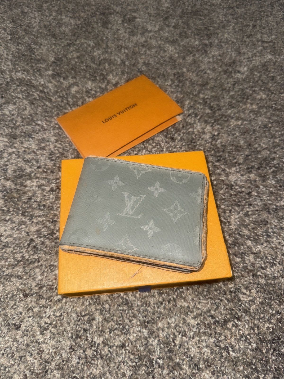 Louis Vuitton Titanium Monogram Bifold Wallet