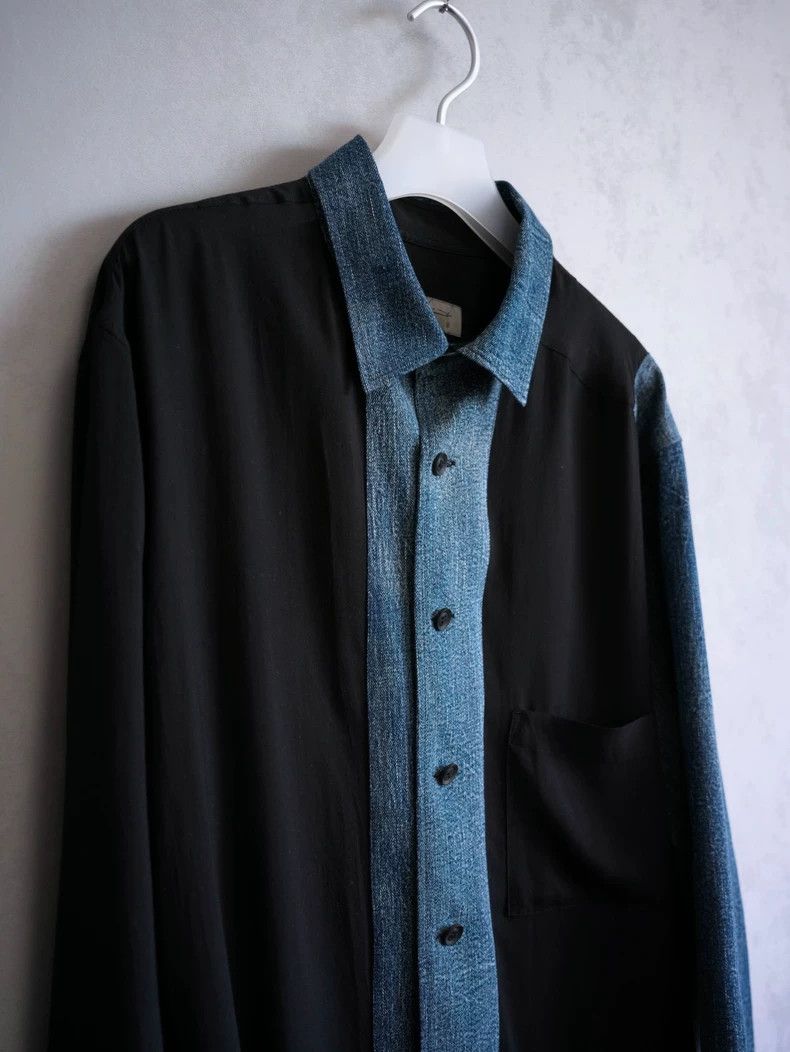 Yohji Yamamoto Yohji Yamamoto 21SS deconstructed washed denim patchwork s Size US L / EU 52-54 / 3 - 3 Thumbnail