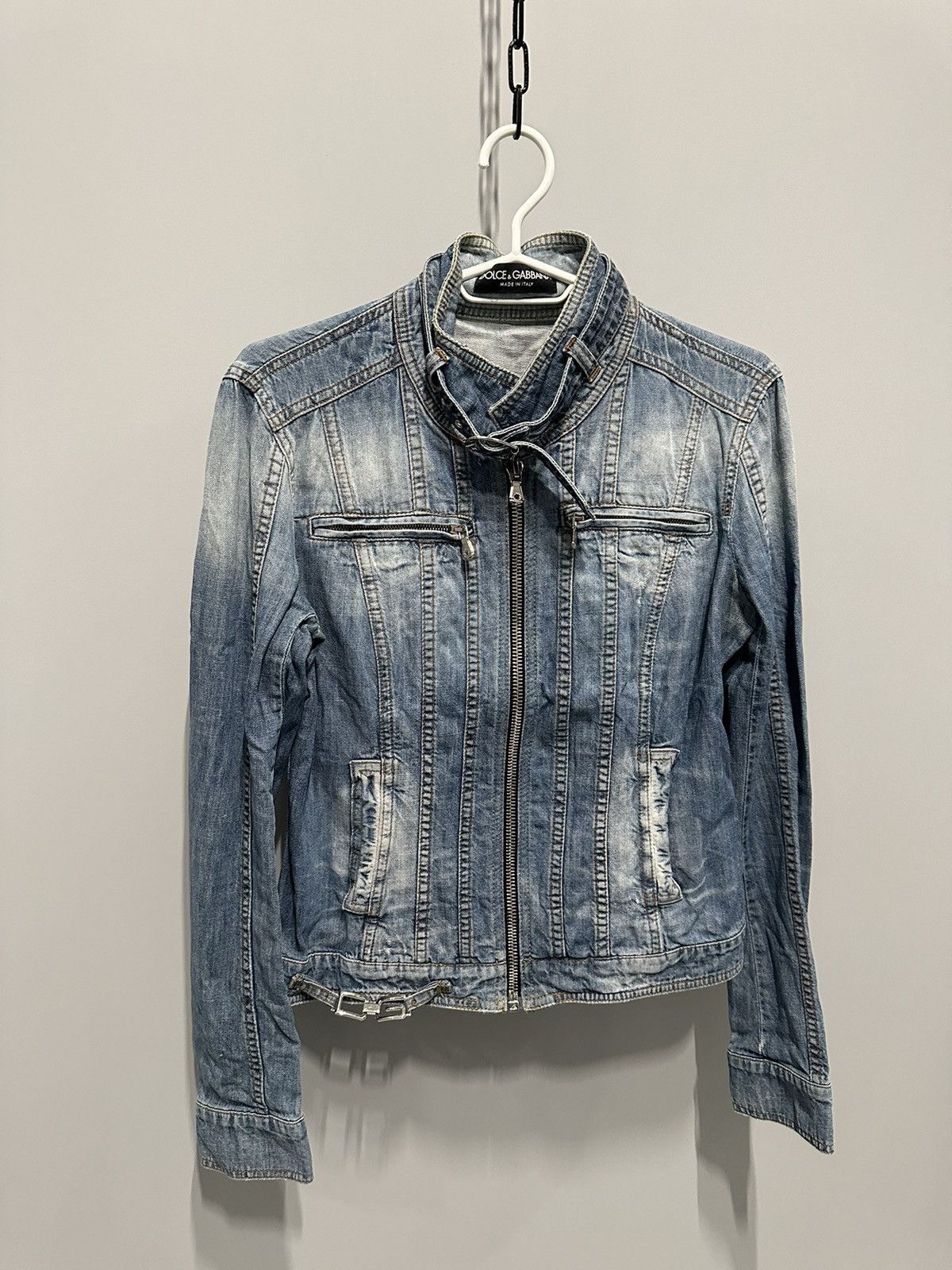 Dolce & Gabbana Vintage Archival Dolce & Gabbana 00s Y2K Denim Jacket Size M / US 6-8 / IT 42-44 - 1 Thumbnail
