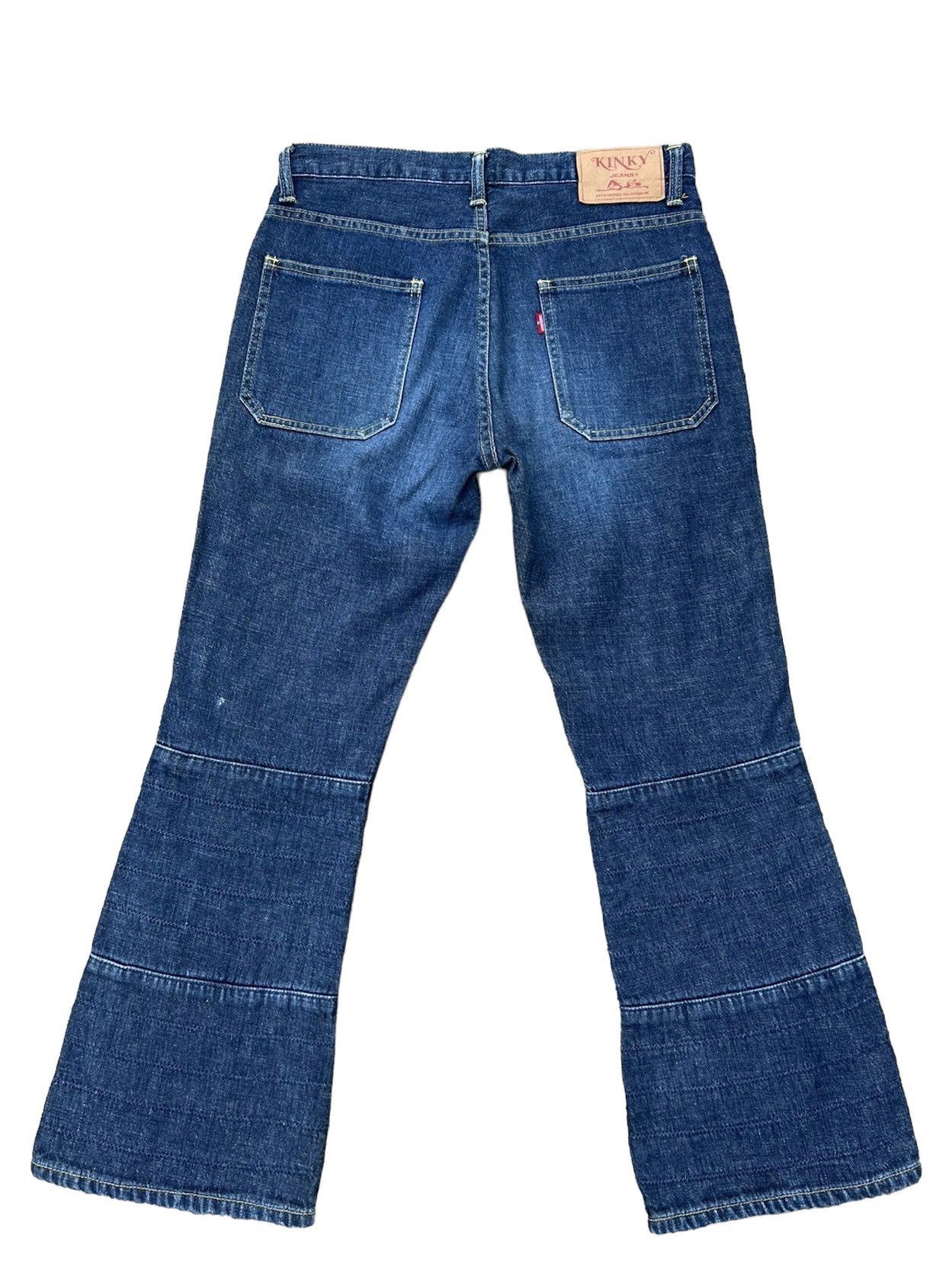 Hysteric Glamour Vintage HG Front Pockets Patchworks Legs Cropped Denim Size US 29 - 2 Thumbnail