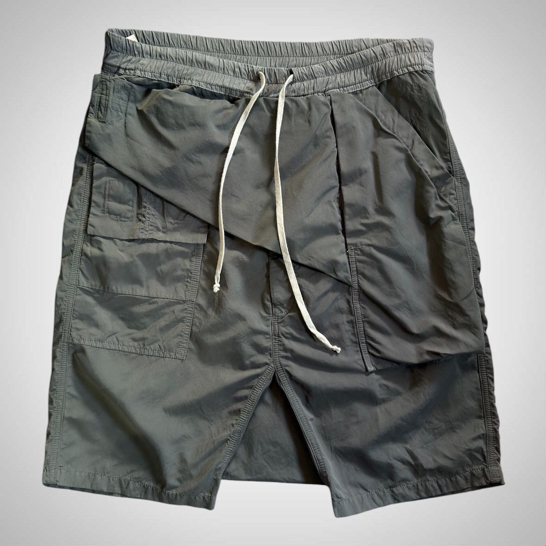Rick Owens × Rick Owens Drkshdw Cargobela Denim Shorts Dark Dust