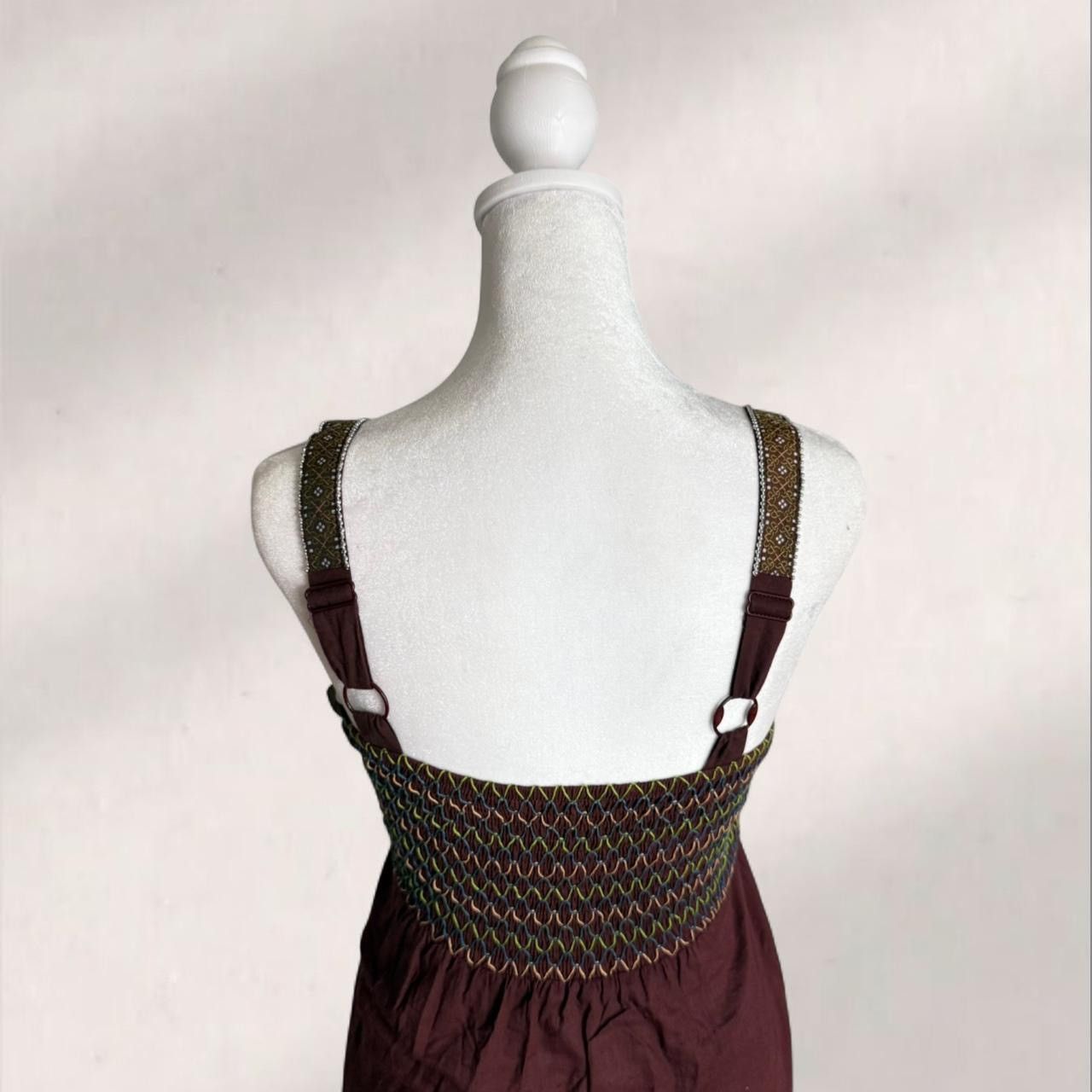 Other Brown floral embroidered babydoll dress Size XXS / US 00 / IT 34 - 5 Thumbnail