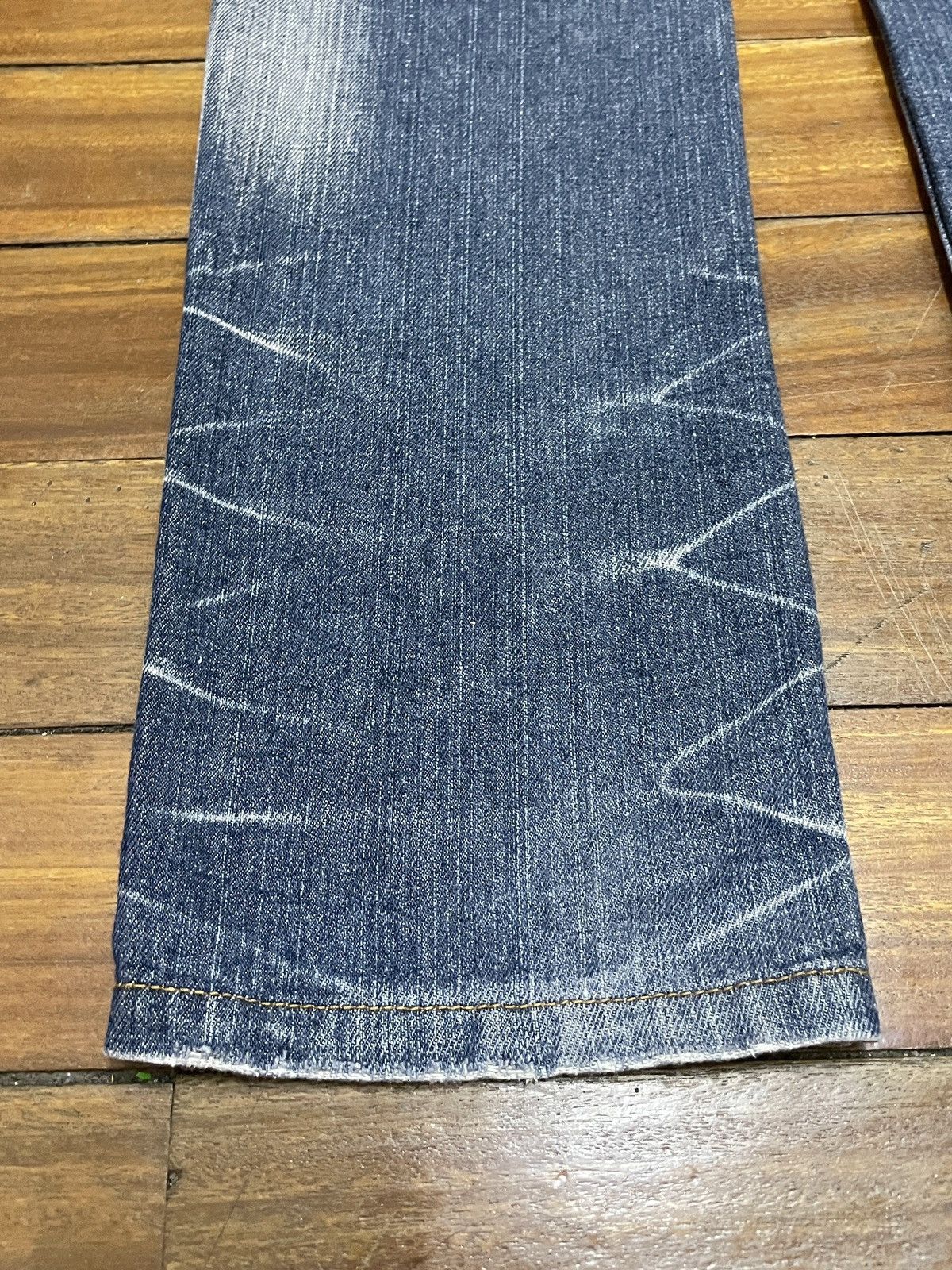 14th Addiction × Japanese Brand × Le Grande Bleu (L.G.B.) Rare Design Vintage Japanese Brand Double Focus Jeans 2000s Size US 29 - 7 Thumbnail