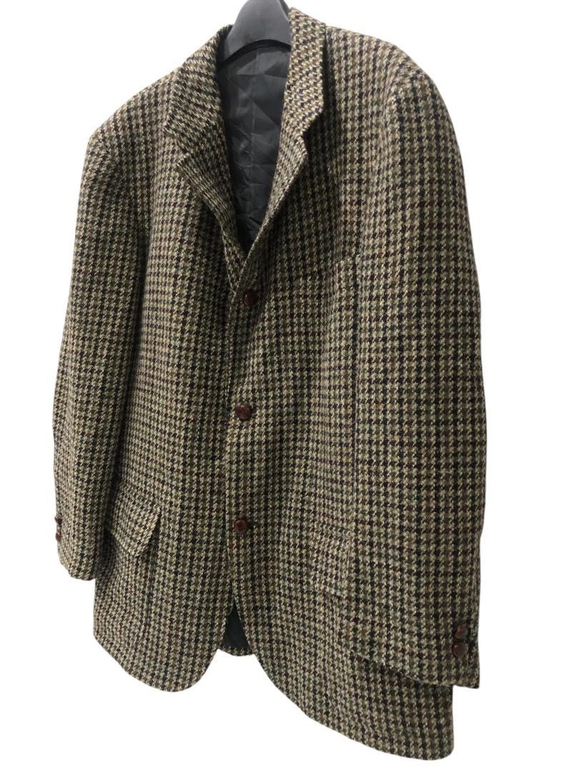 Harris Tweed × Vintage Vintage Harris Tweed Wool Jacket Blazers Size 40L - 5 Thumbnail