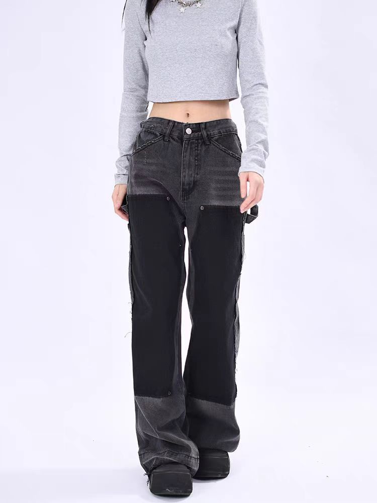 Japanese Brand × Jean High Street Vintage Black Washed Loose Jeans Size US 34 / EU 50 - 1 Thumbnail