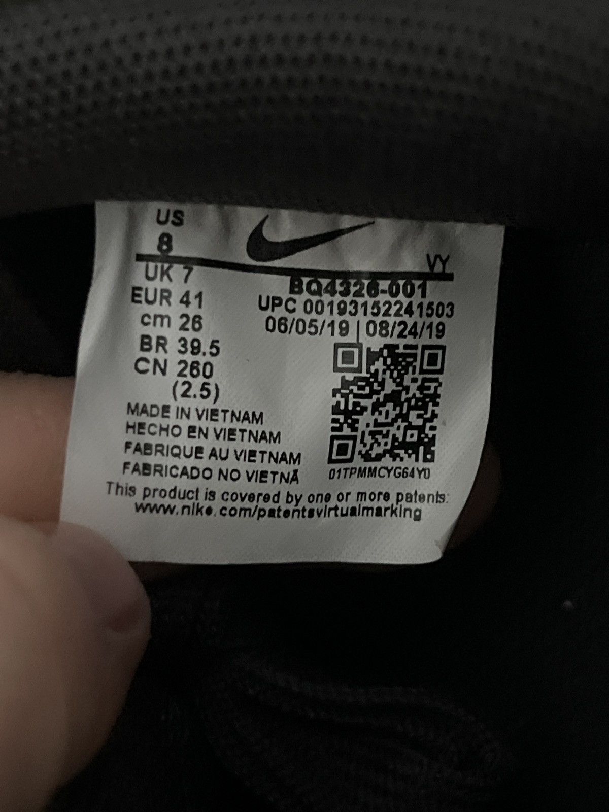 Nike Nike Air Force 1 Low Anthracite Size US 8 / EU 41 - 9 Thumbnail