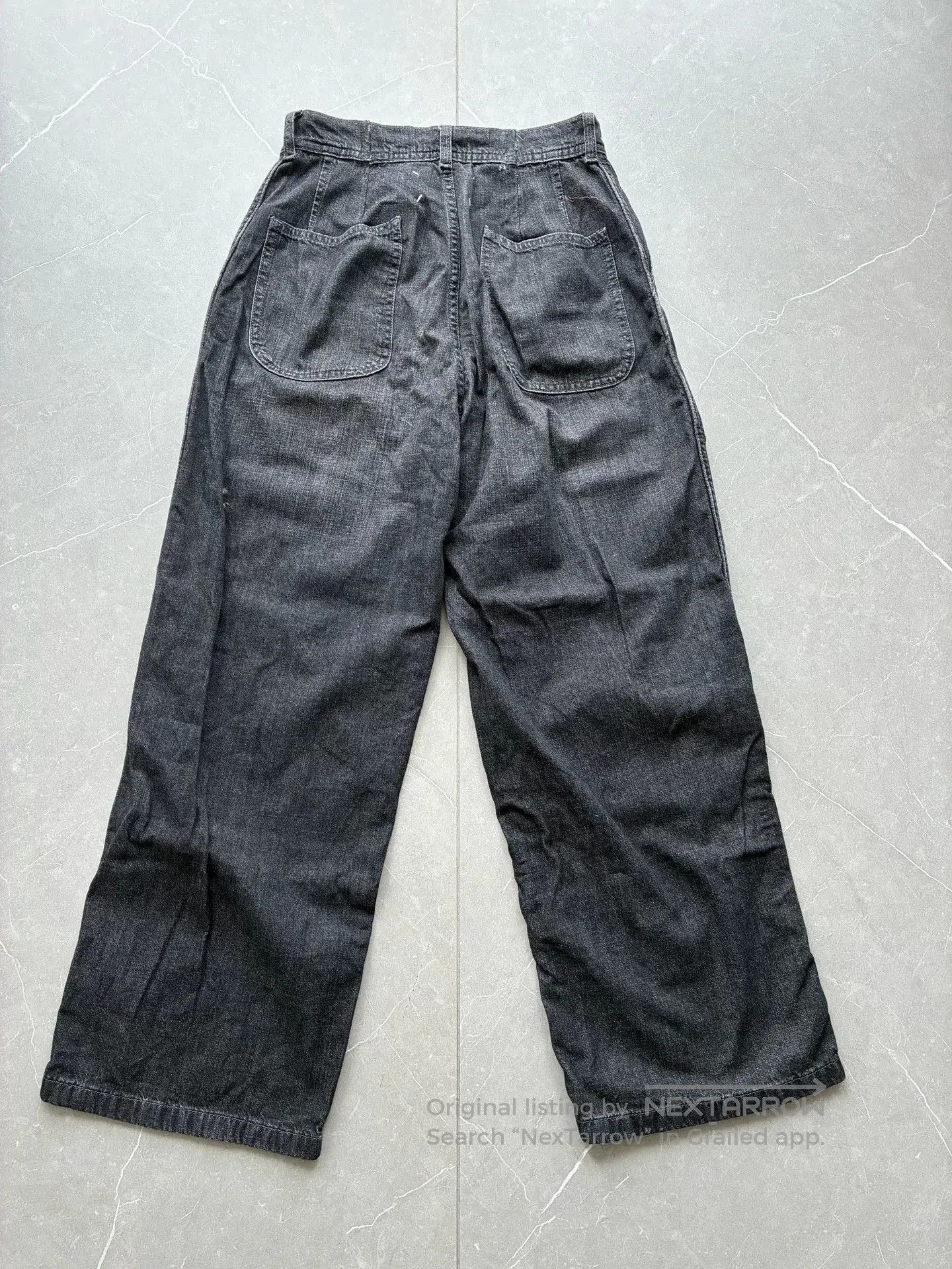 Maison Margiela Maison Margiela Distressed Splatter Washed Black Jeans. Size 26" / US 2 / IT 38 - 2 Thumbnail