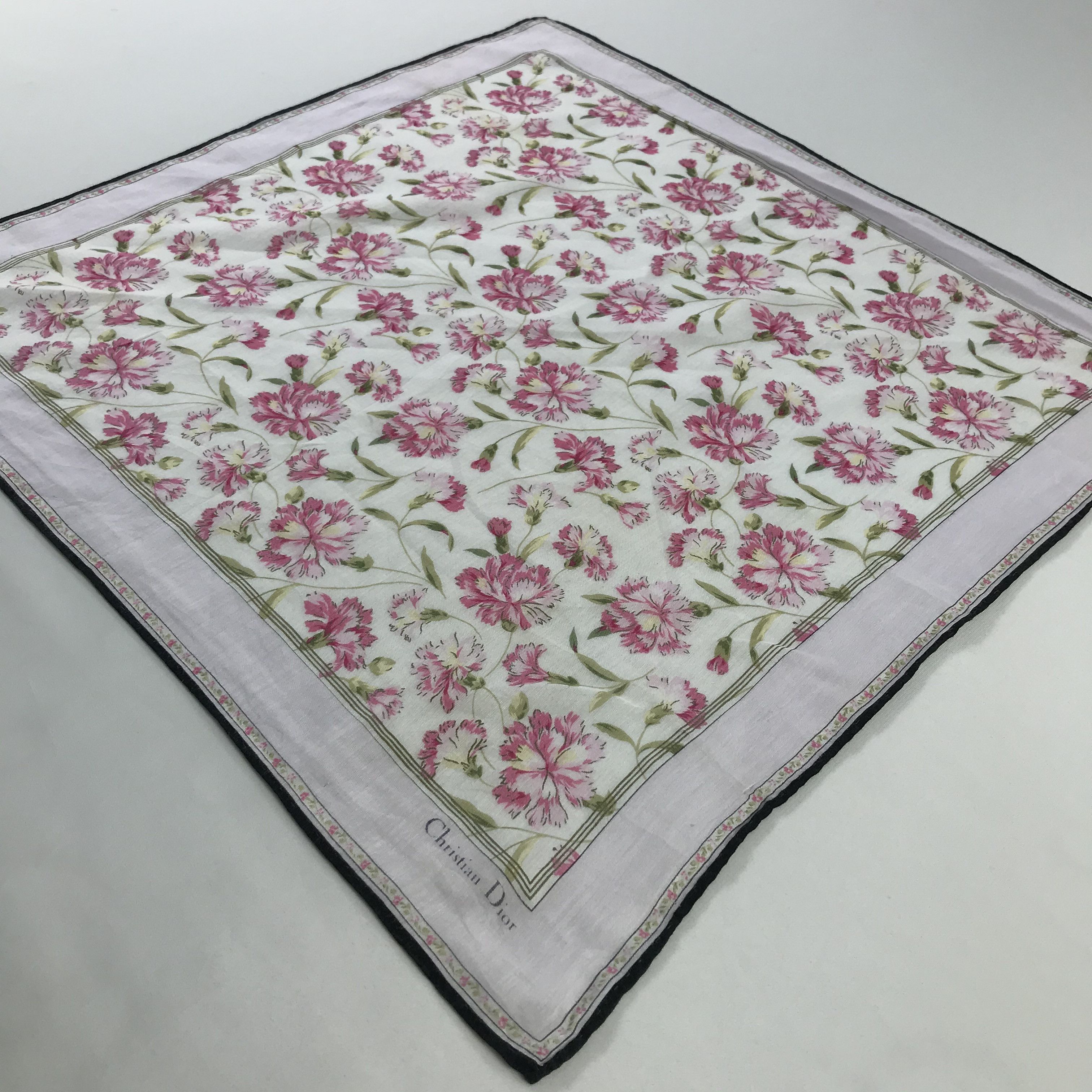 Christian Dior Monsieur × Vintage Christian Dior Bandana / Handkerchief / Neckerchief - S672 Size ONE SIZE - 2 Thumbnail
