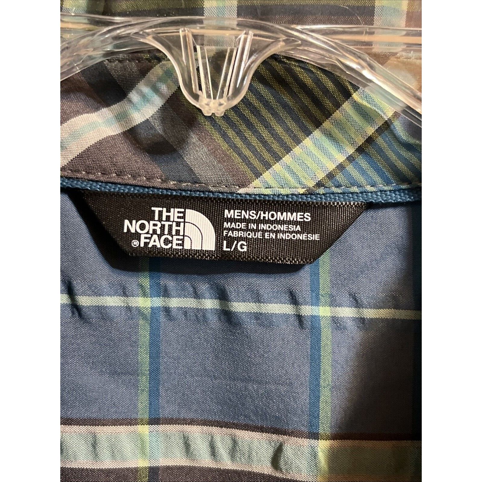 The North Face The North Face Men Shirt L Blue Plaid Button Up Short Sleeve Size US L / EU 52-54 / 3 - 3 Thumbnail