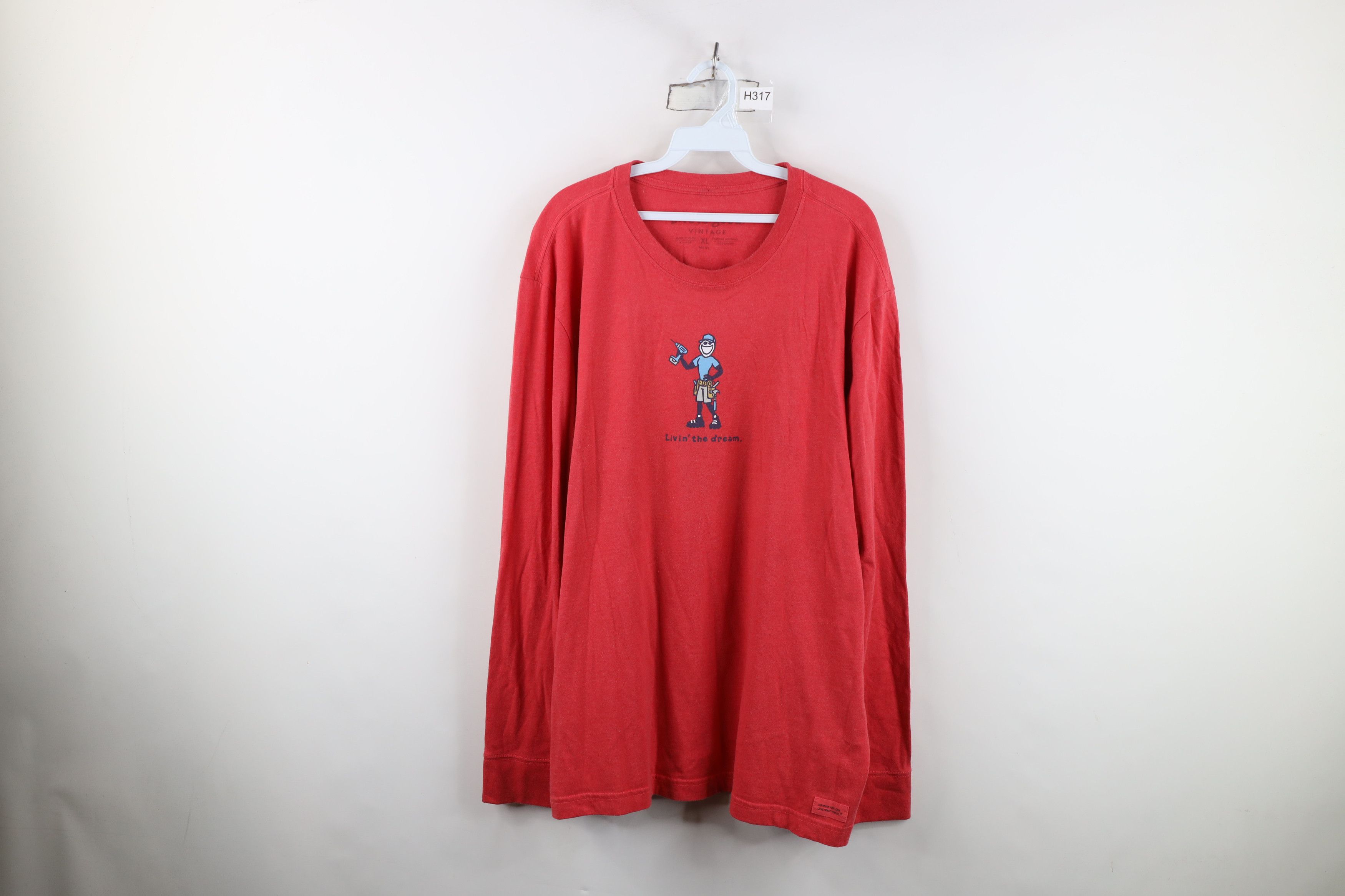 Life is Good Life Is Good Vintage Living The Dream Long Sleeve T-Shirt Size US XL / EU 56 / 4 - 1 Thumbnail