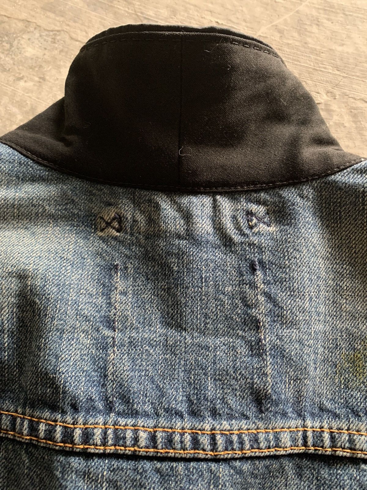 Japanese Brand ARCHIVED miharayasuhiro japanese denim jacket splatter vtg Size US S / EU 44-46 / 1 - 21 Thumbnail