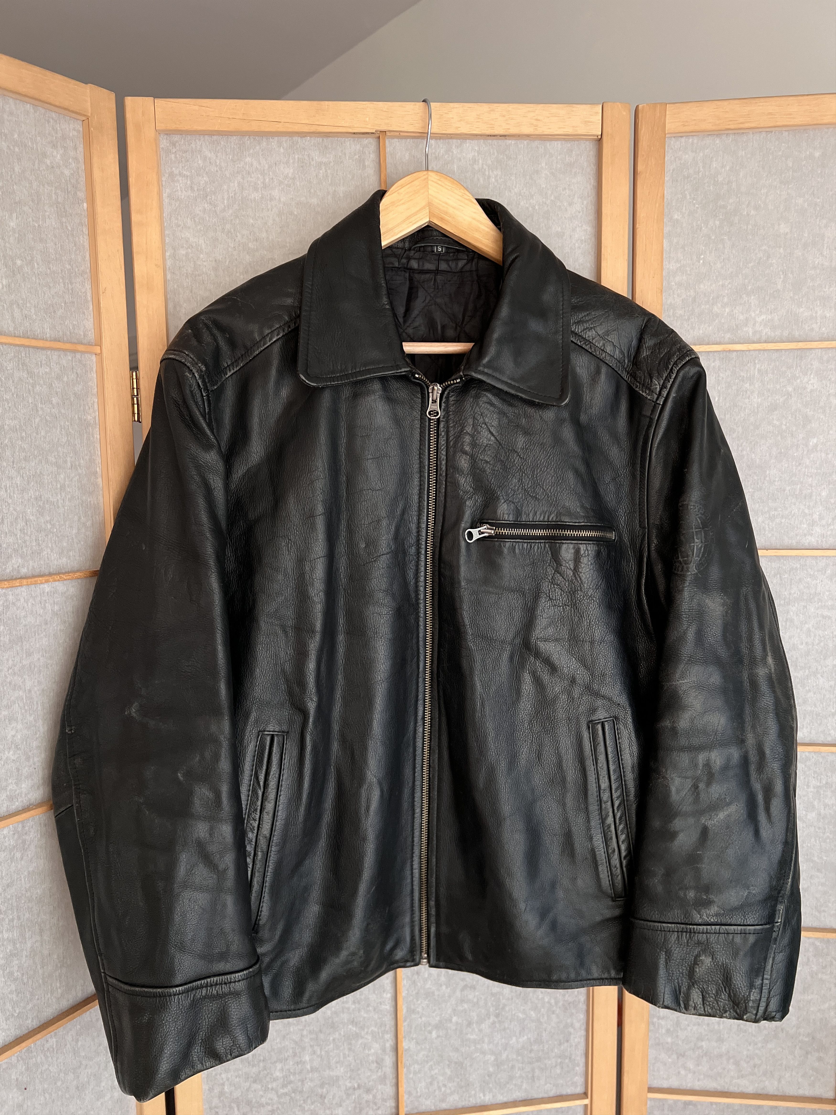 Genuine Leather 14th Addiction Yohji Yamamoto style leather jacket LGB Boxy Size US S / EU 44-46 / 1 - 5 Thumbnail