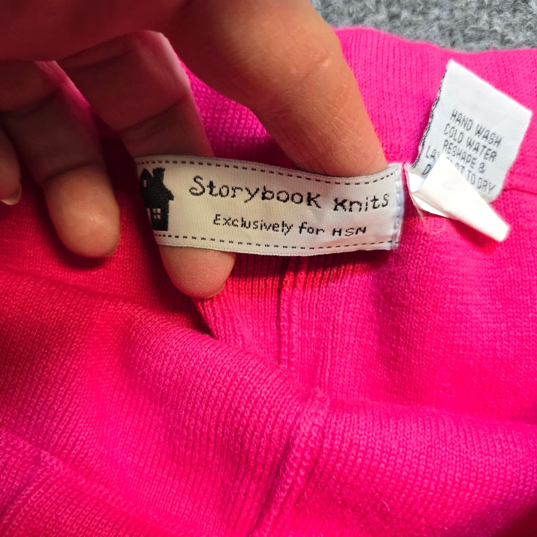 Vintage VINTAGE Storybook Knits Sweatpants Womens Size Large Pink Floral Embroidery Ramie Casual Size 36" / US 14 / IT 50 - 5 Thumbnail