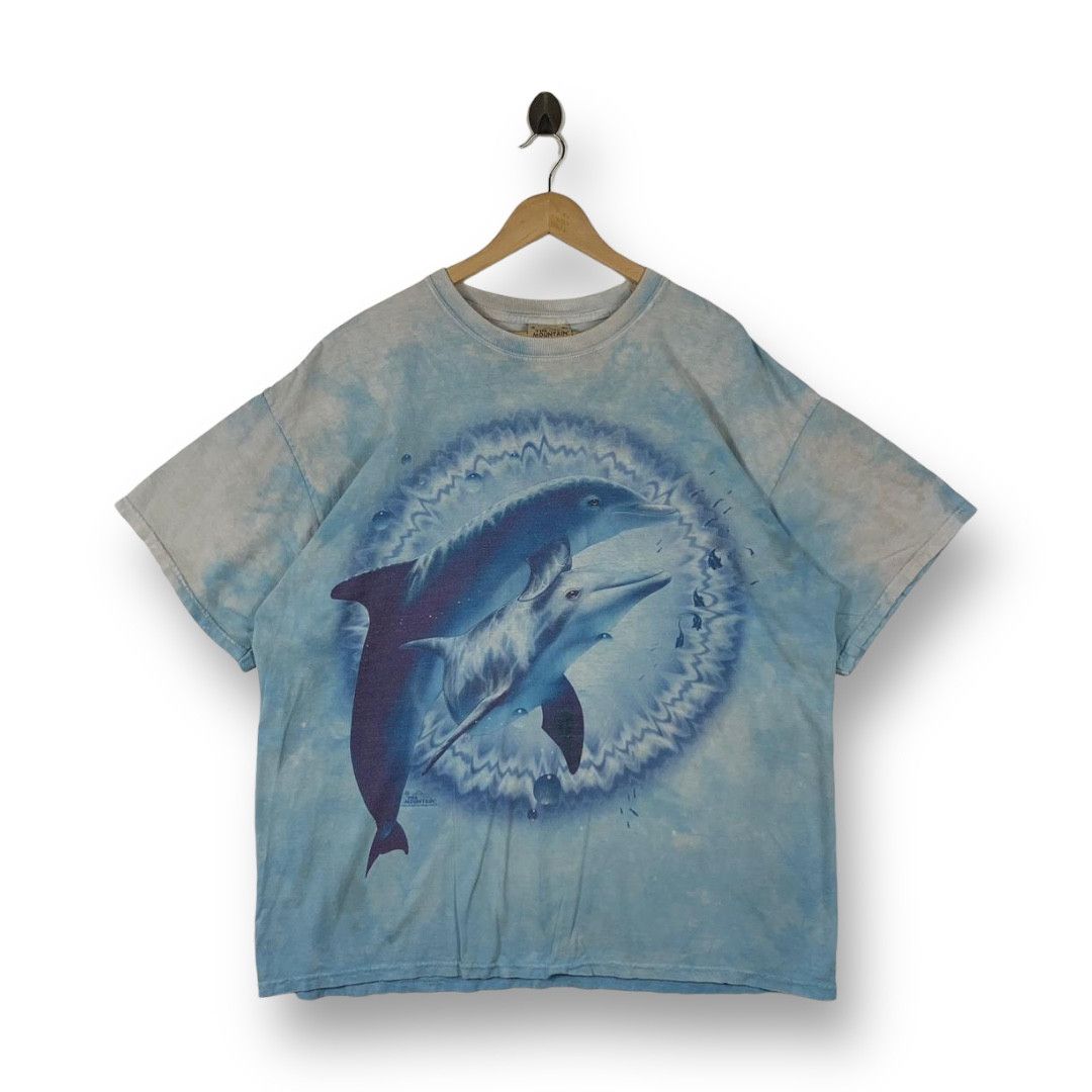 Habitat Vintage THE MOUNTAIN Big fox dolphin printed tee Size US XL / EU 56 / 4 - 1 Thumbnail