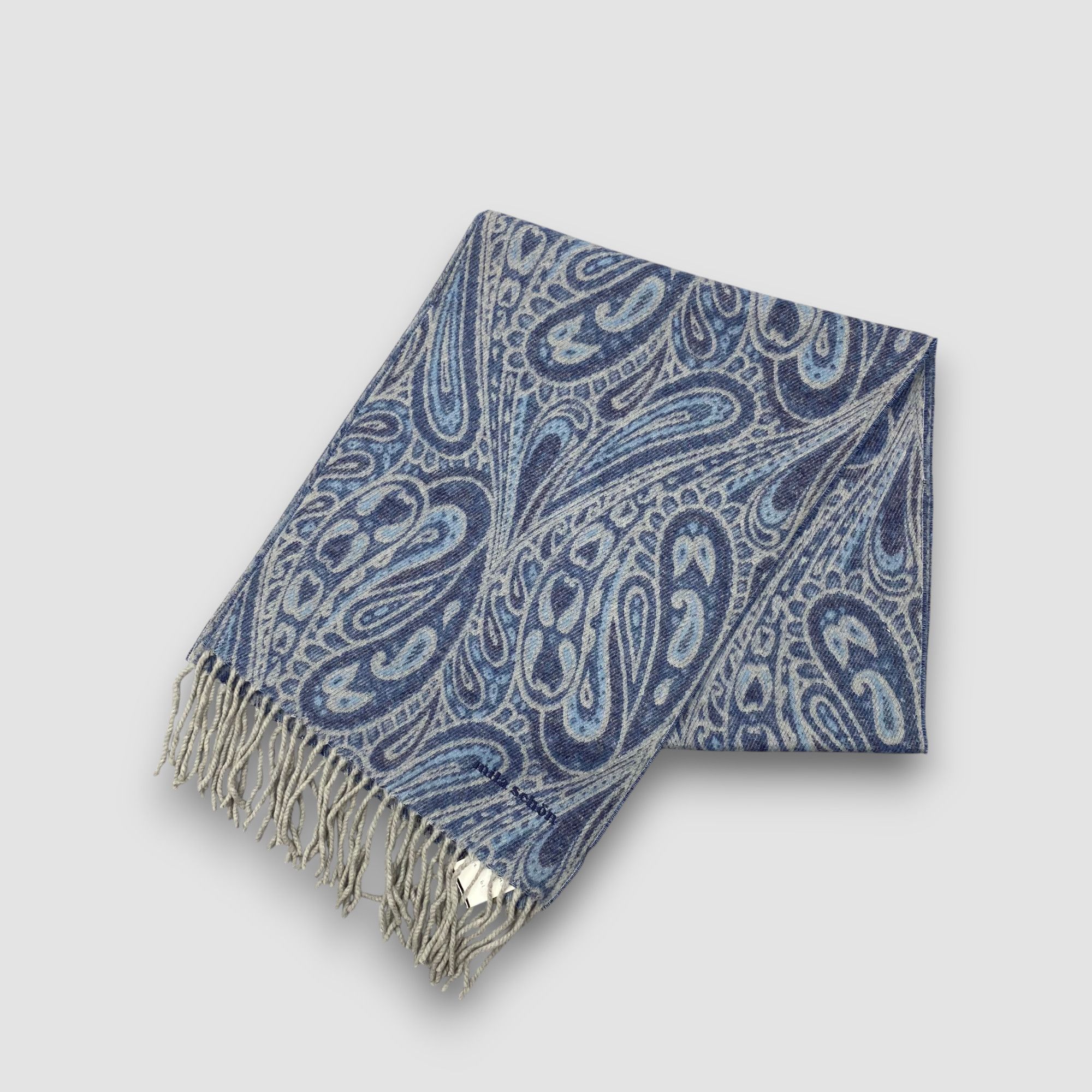 Mila Schon Vintage Mila Schon Scarf Muffler Wool Winter Fringe Scarves Size ONE SIZE - 3 Thumbnail