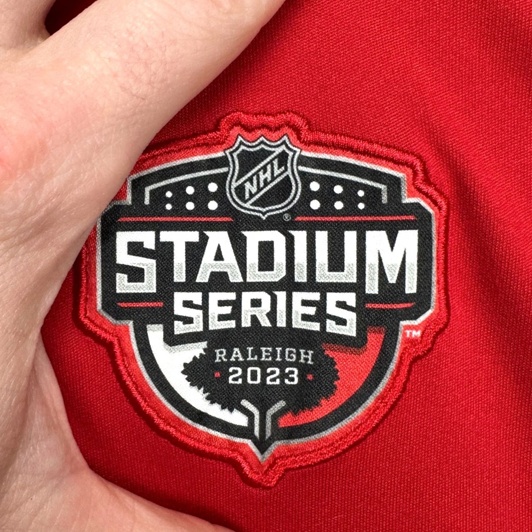 Vintage Levelwear NHL Polo Shirt Adult 2XL Red Mens Rugby Stadium Series Polo Shirt Athletic Logo Shirt Size US XXL / EU 58 / 5 - 6 Thumbnail