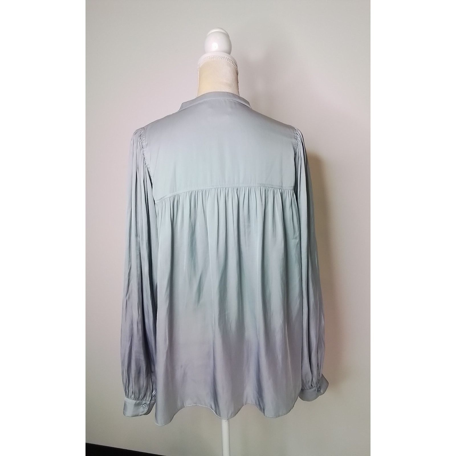 Zadig & Voltaire Zadig & Voltaire Blouse Women's Medium Blue Long Sleeve Size M / US 6-8 / IT 42-44 - 3 Thumbnail