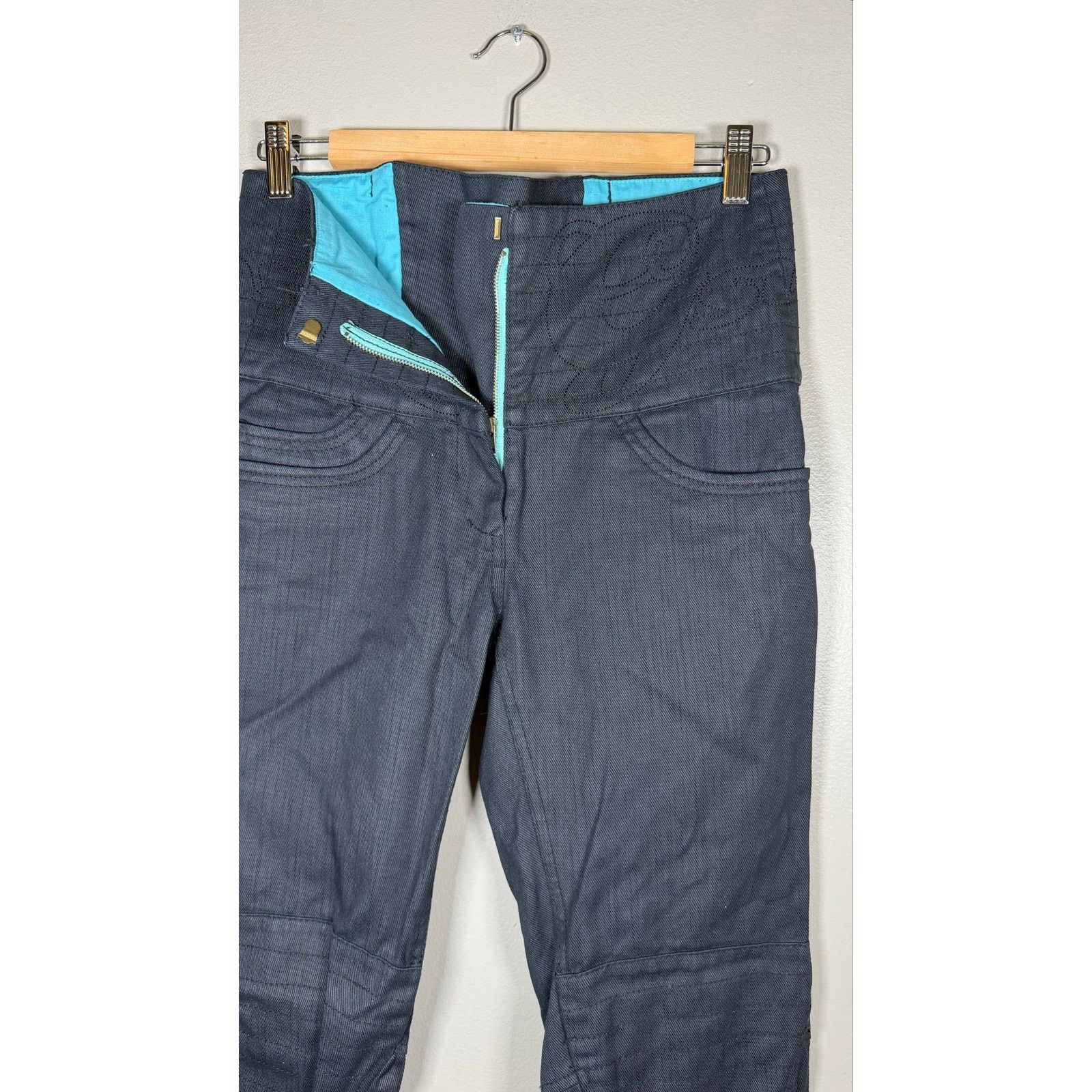 GSUS Sindustries Vintage Y2K Gsus Industries Lace Up Moto Pants size 27 Size 27" / US 4 / IT 40 - 8 Thumbnail