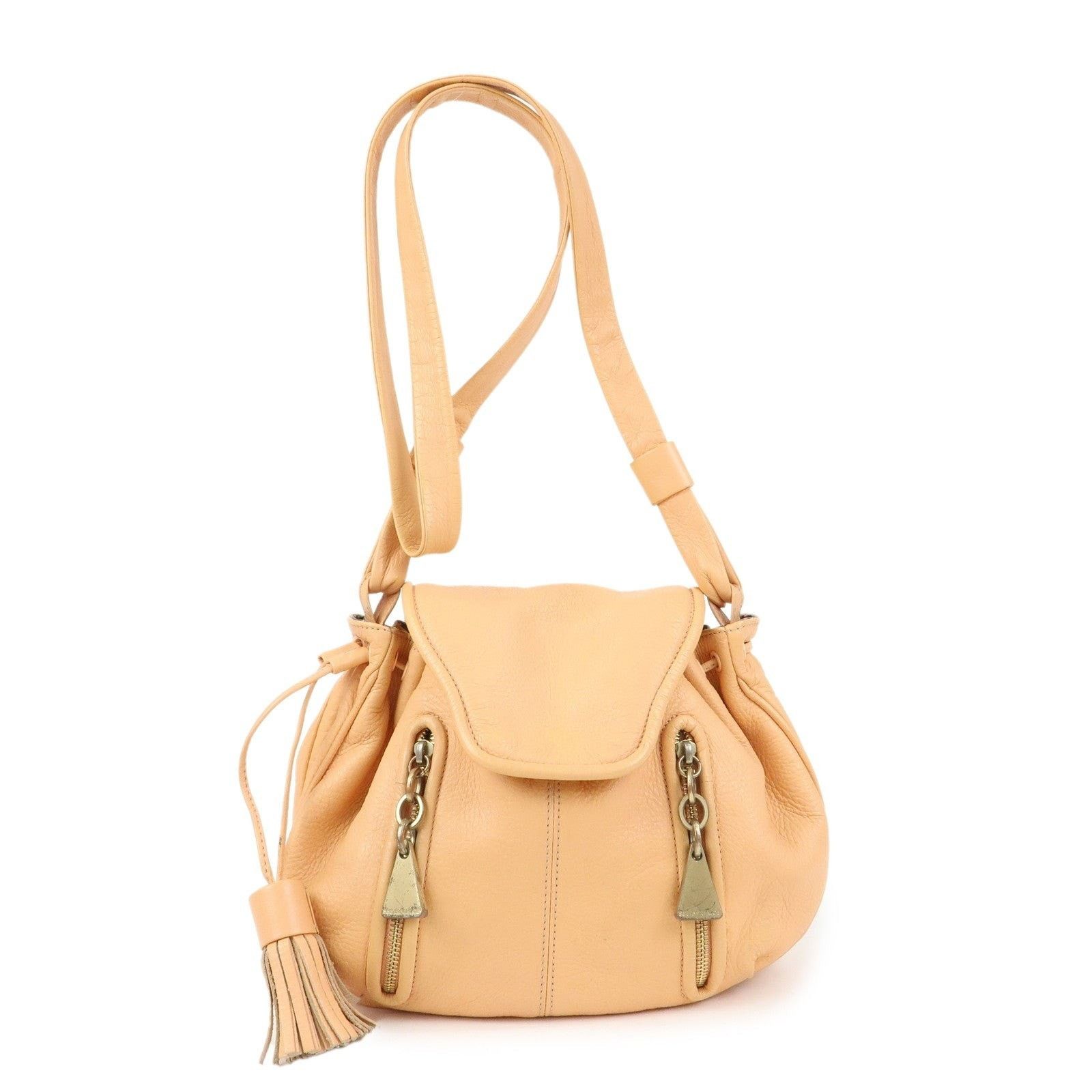Chloe Chloe See by Chloe Leather Crossbody Bag Tan Size ONE SIZE - 1 Thumbnail