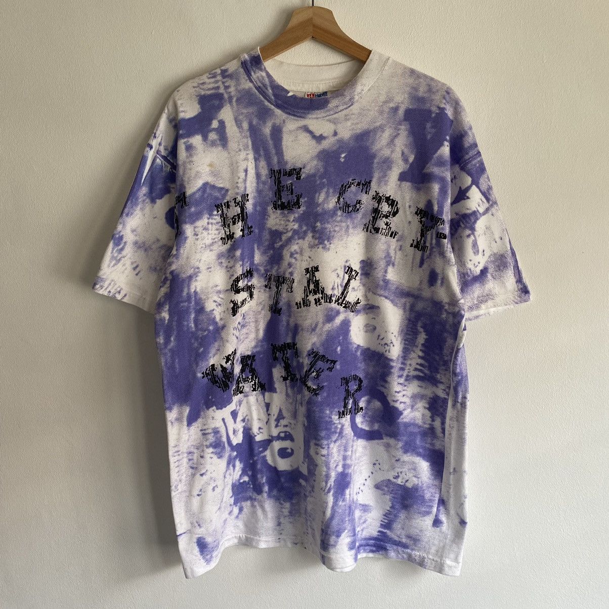 Band Tees Vintage Crystal White Music Band Overprint Tee Size US L / EU 52-54 / 3 - 1 Thumbnail