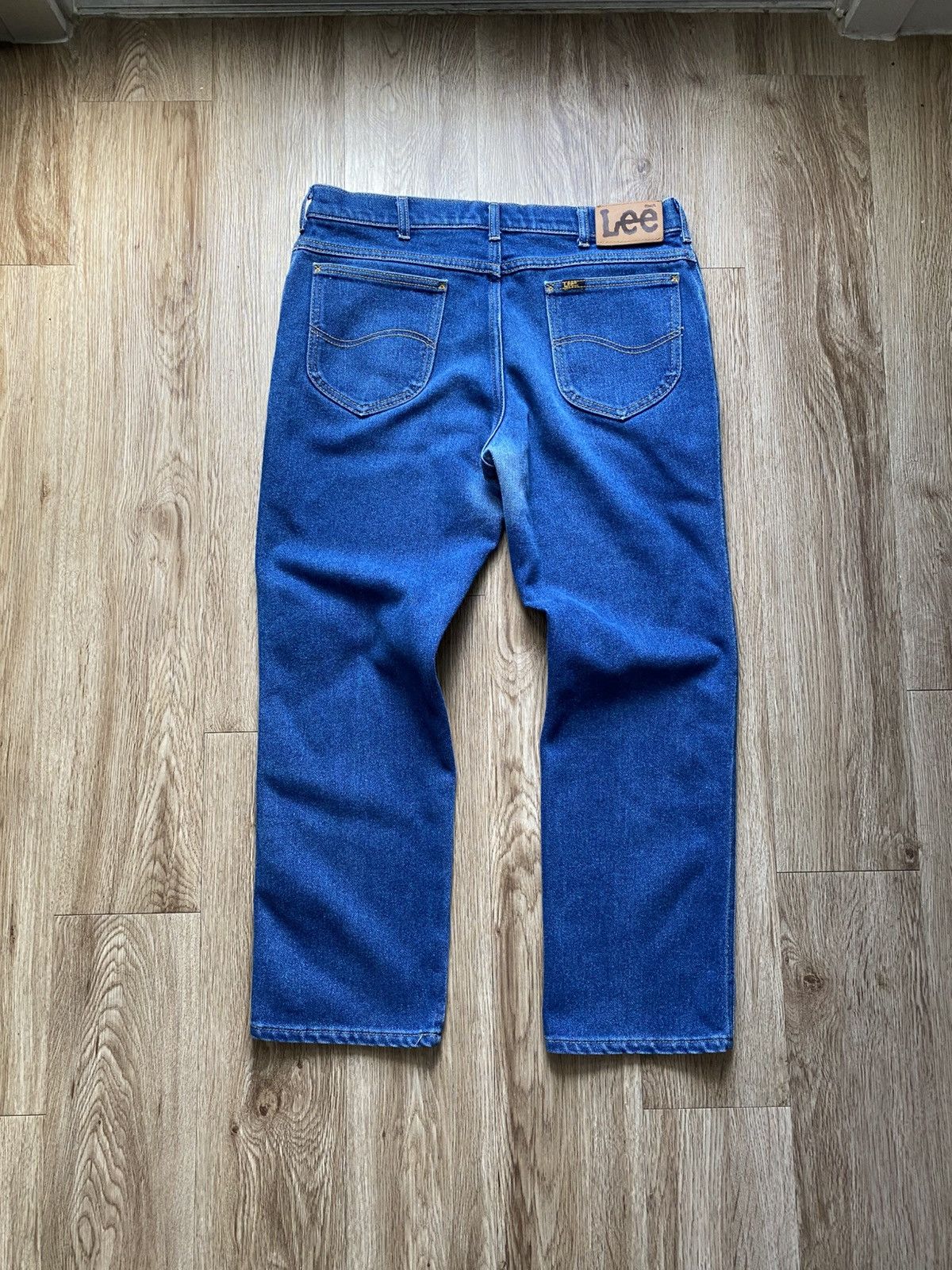 Lee True Vintage 80s Lee Denim Jeans Made in USA Size US 32 / EU 48 - 2 Thumbnail