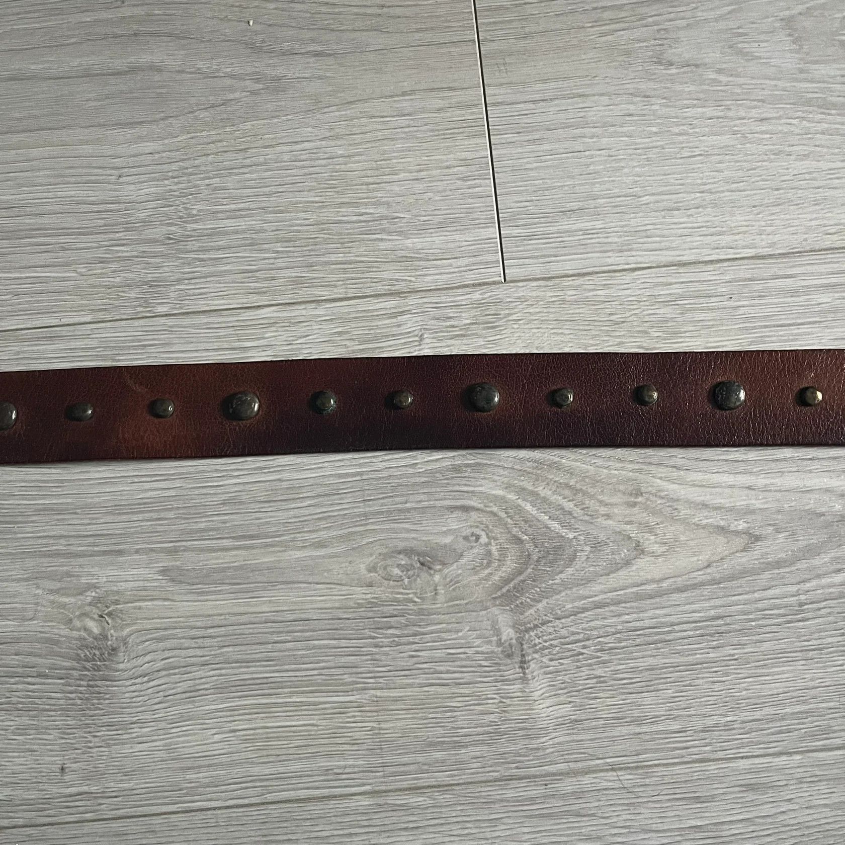 Just Cavalli Just Cavalli Green Metal Buckle Studded Belt Size ONE SIZE - 8 Thumbnail