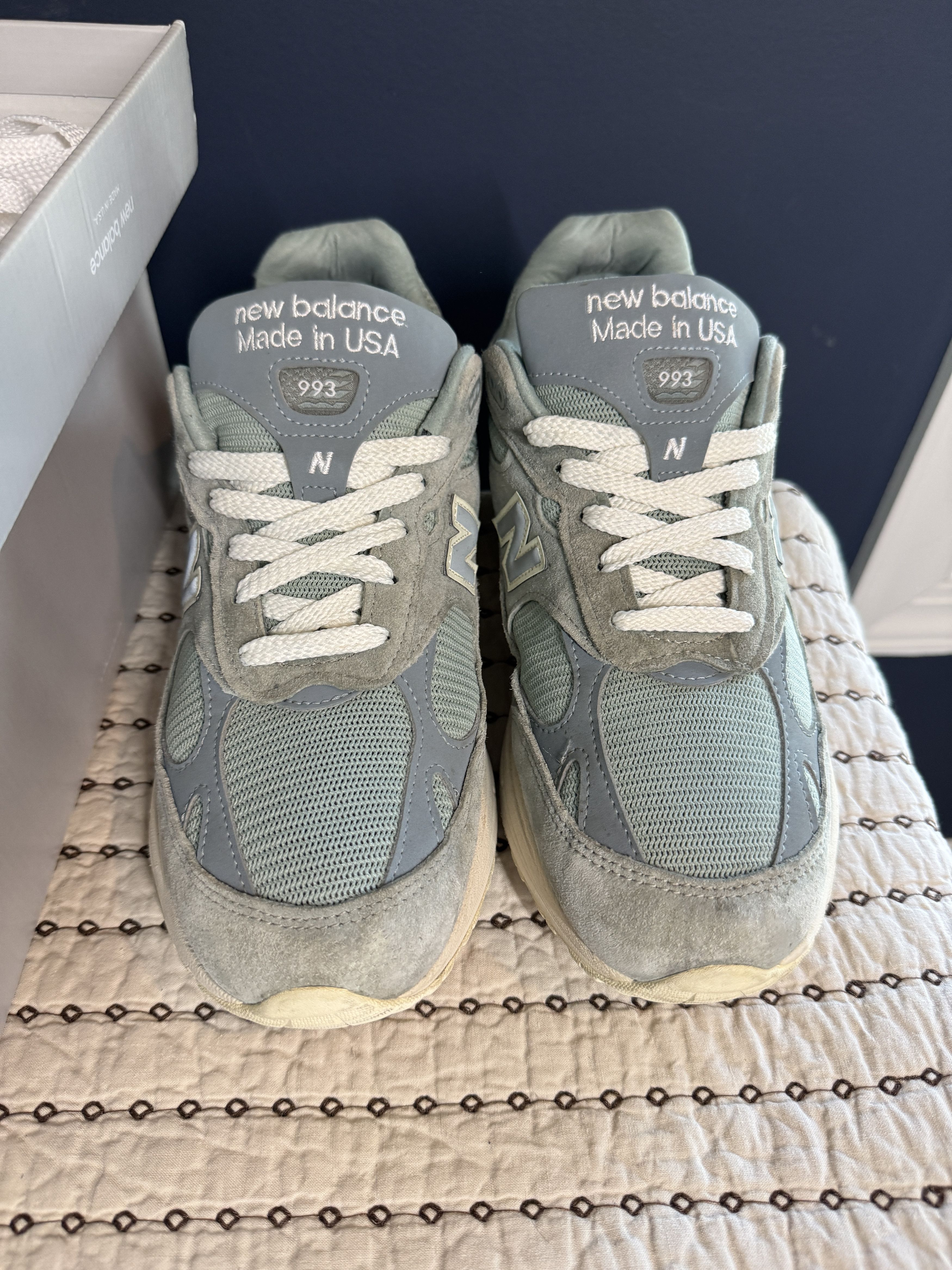 Kith × New Balance 2022 KITH X NEW BALANCE 993 PISTACHIO MADE IN USA SIZE 10.5 Size US 10.5 / EU 43-44 - 20 Thumbnail
