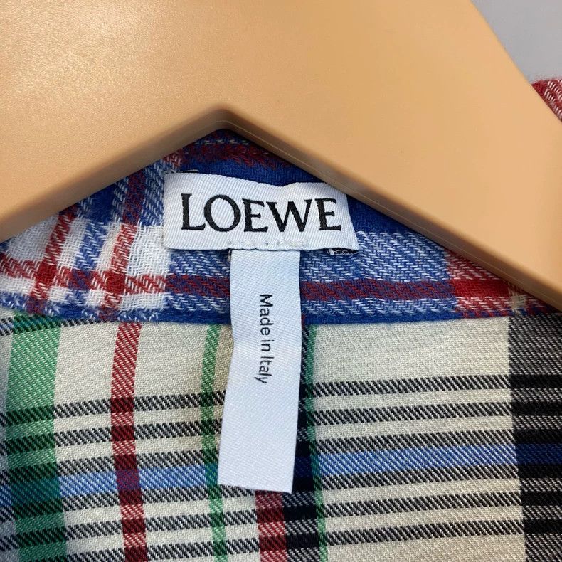 Loewe LOEWE Colorful plaid shirt and long coat Size M / US 6-8 / IT 42-44 - 5 Thumbnail