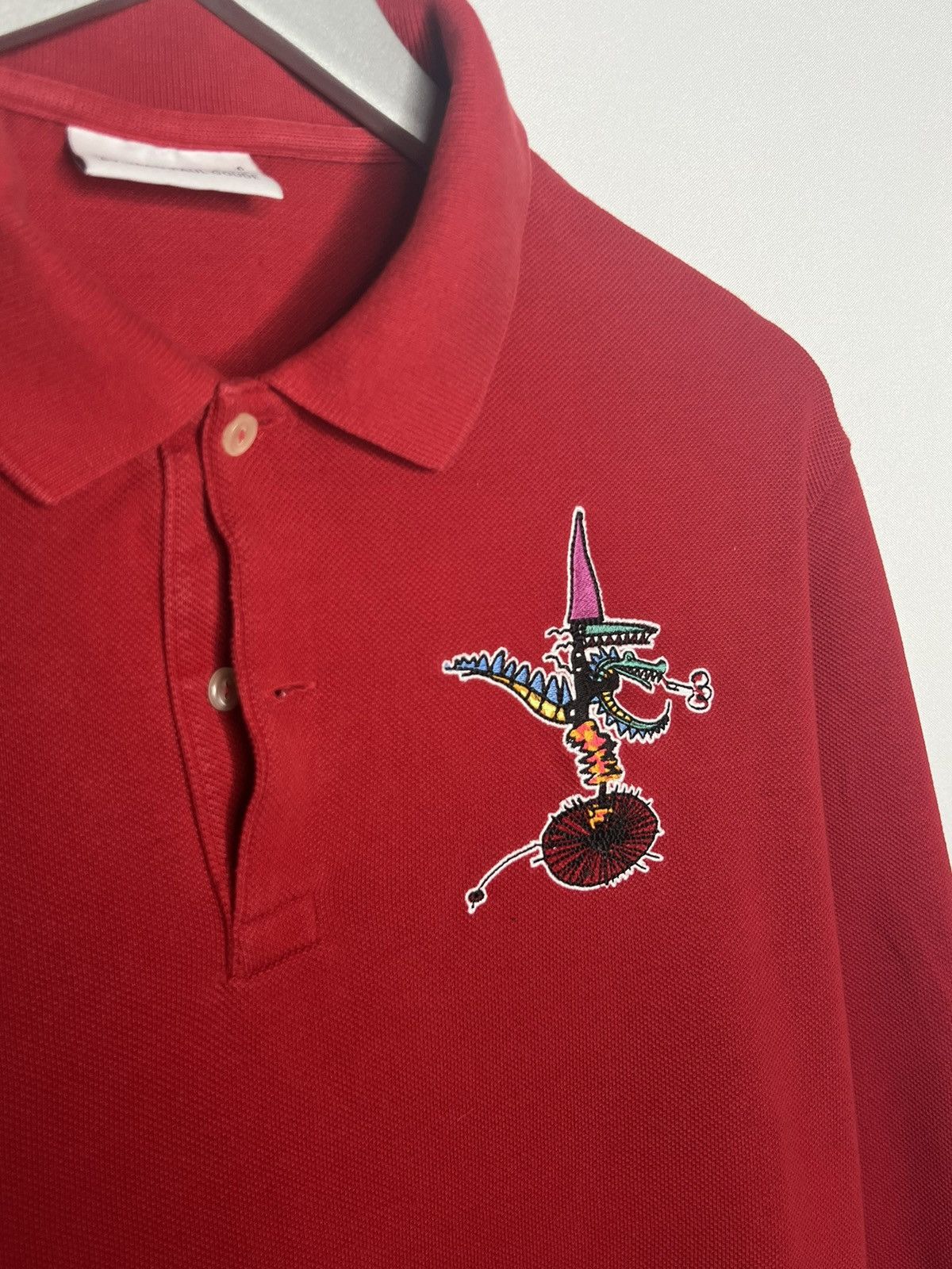 Lacoste 🐊Lacoste Luxury by Jean Paul Goude Long Sleeve Polo Shirt🐊 Size US L / EU 52-54 / 3 - 4 Thumbnail